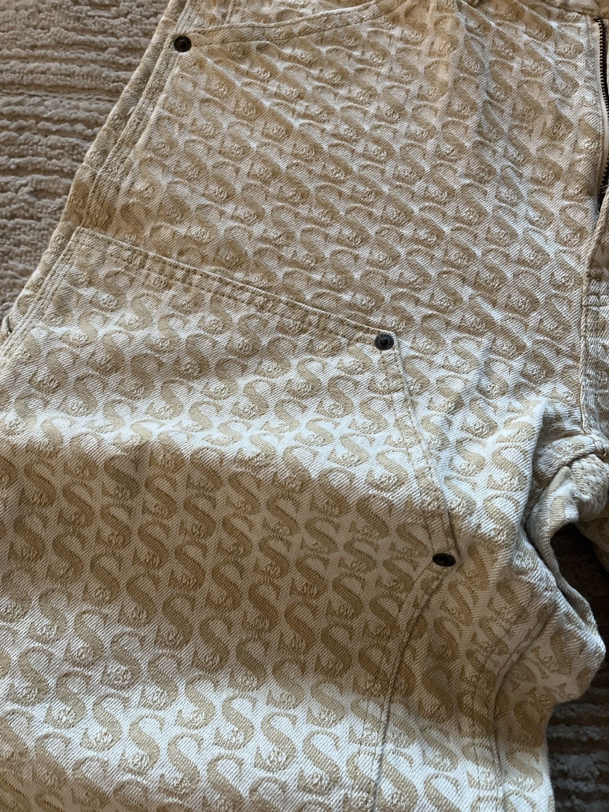 Supreme Supreme 21aw Monogram carpenter pants Size US 32 / EU 48 - 3 Thumbnail