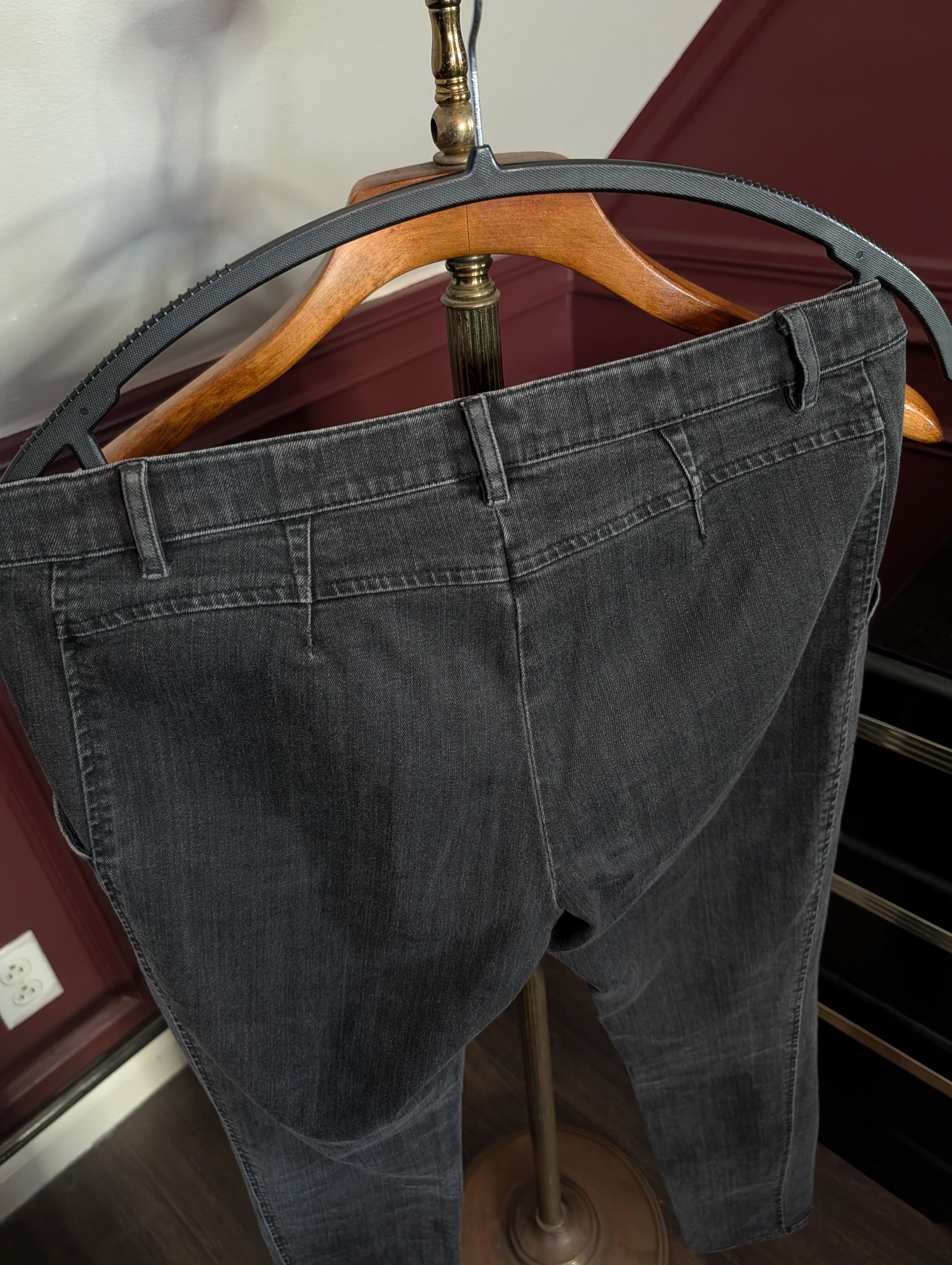 The Row Visible zipper zigzag stitch flare zip ankle denim jeans Size 28" / US 6 / IT 42 - 10 Thumbnail