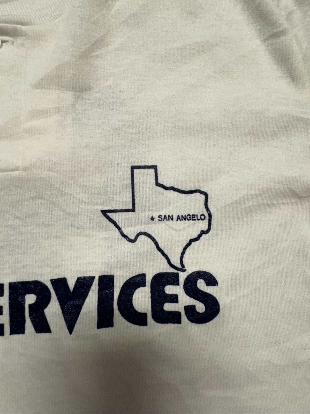 Vintage Vintage 80s San Angelo Baseball Tee Shirt Size US L / EU 52-54 / 3 - 3 Thumbnail
