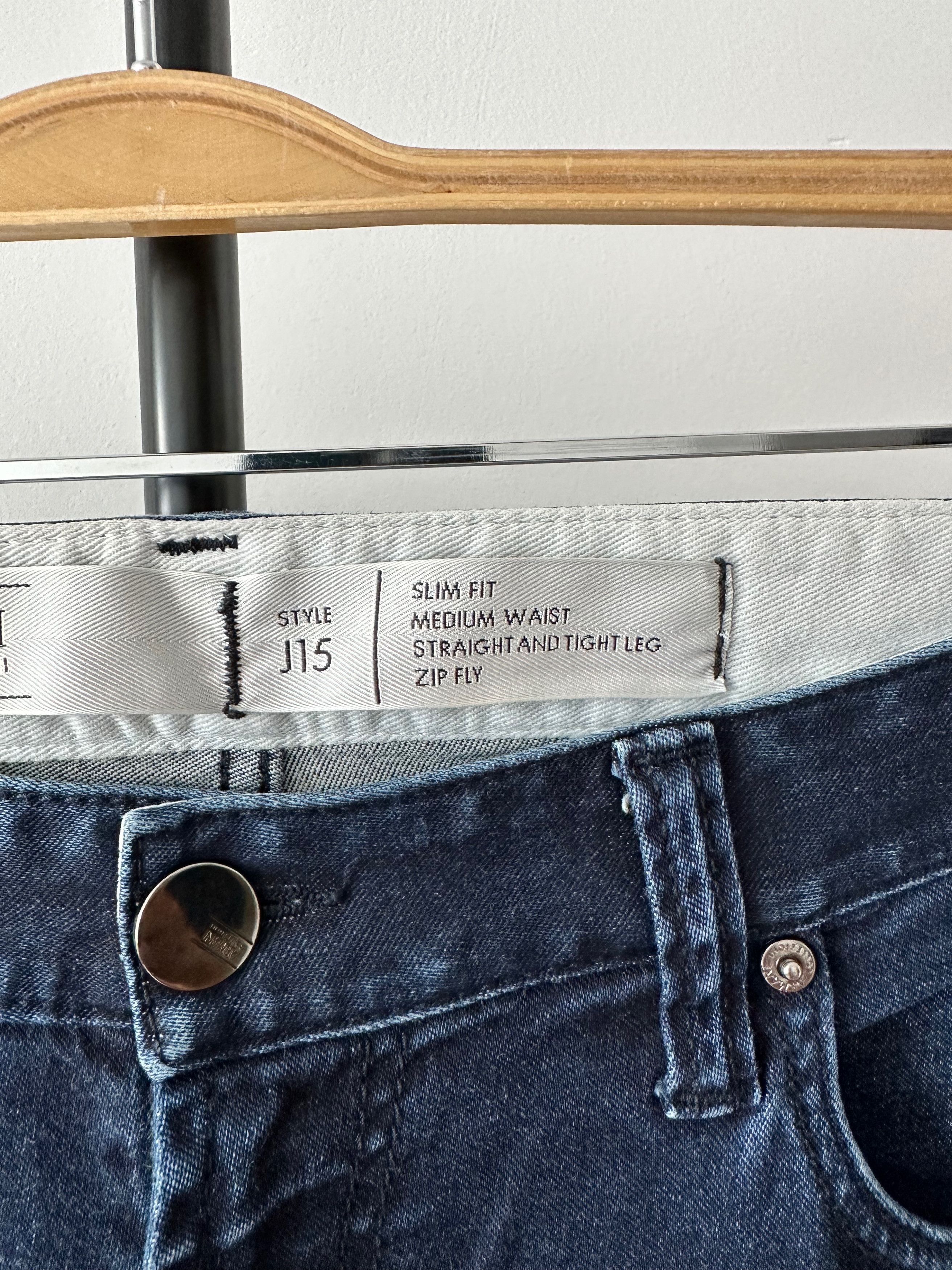 Armani Collezioni Armani Collezioni Indaco J15 Stretch denim pants indigo blue Size US 36 / EU 52 - 5 Thumbnail