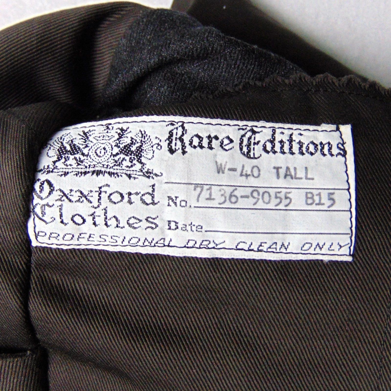 Oxxford Clothes Oxxford Rare Editions Suit 40T Chicago Handmade USA Size 40L - 10 Thumbnail
