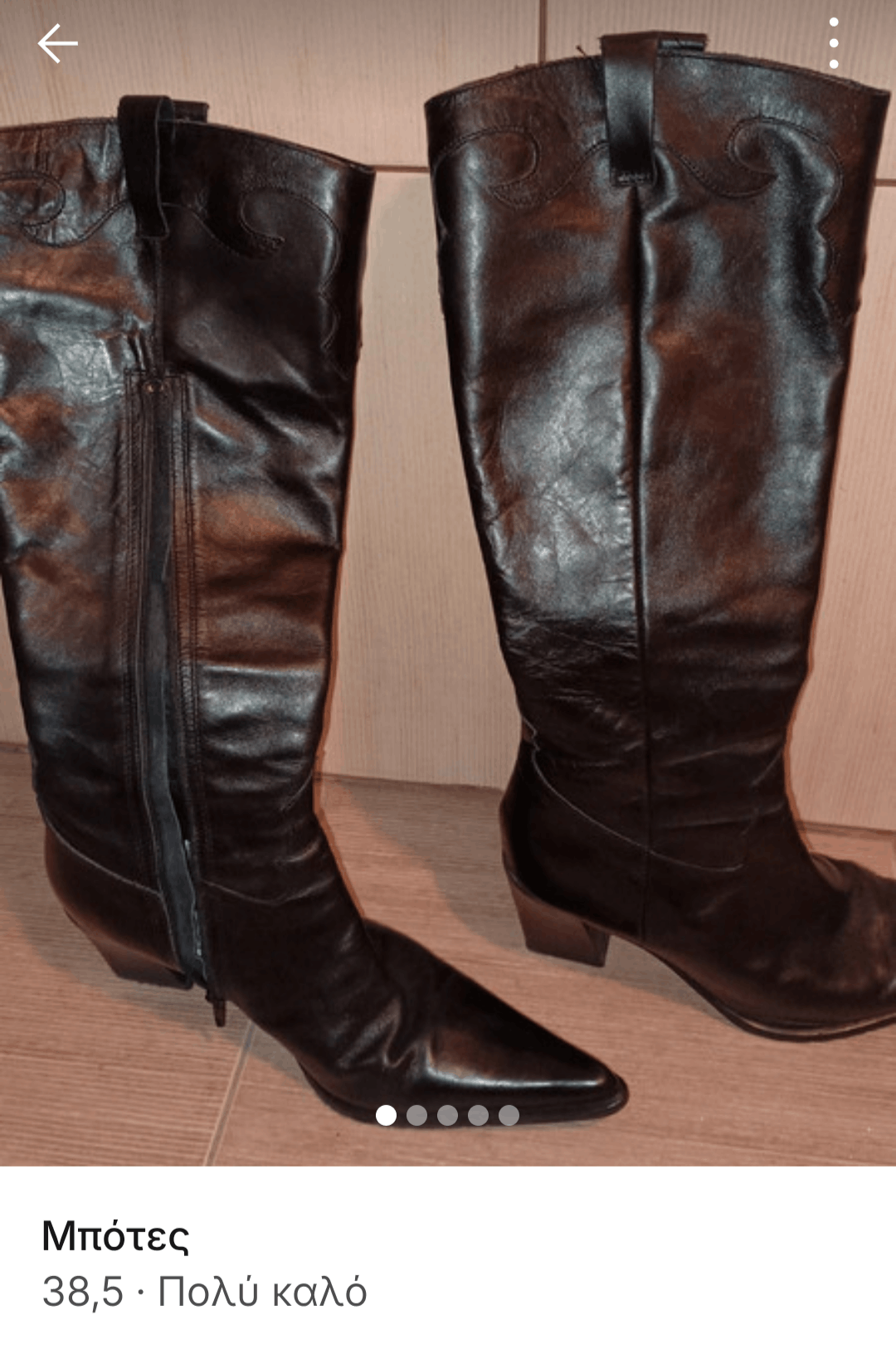 Italic Black boots Size US 8 / IT 38 - 6 Thumbnail