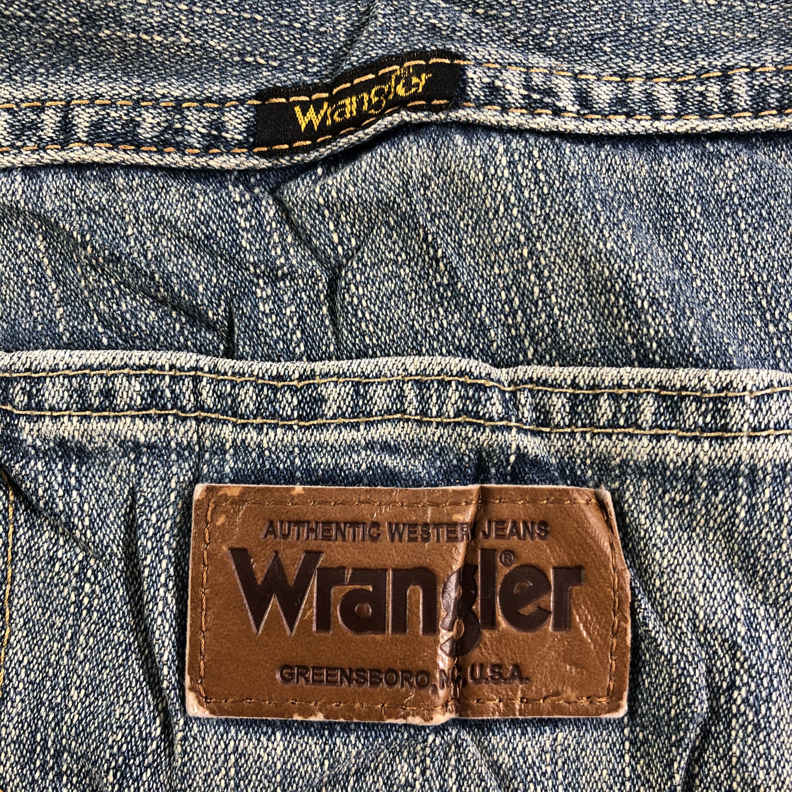 Vintage × Wrangler Vintage Blue Wash Wrangler Jeans-JM3329 Size US 35 - 6 Thumbnail