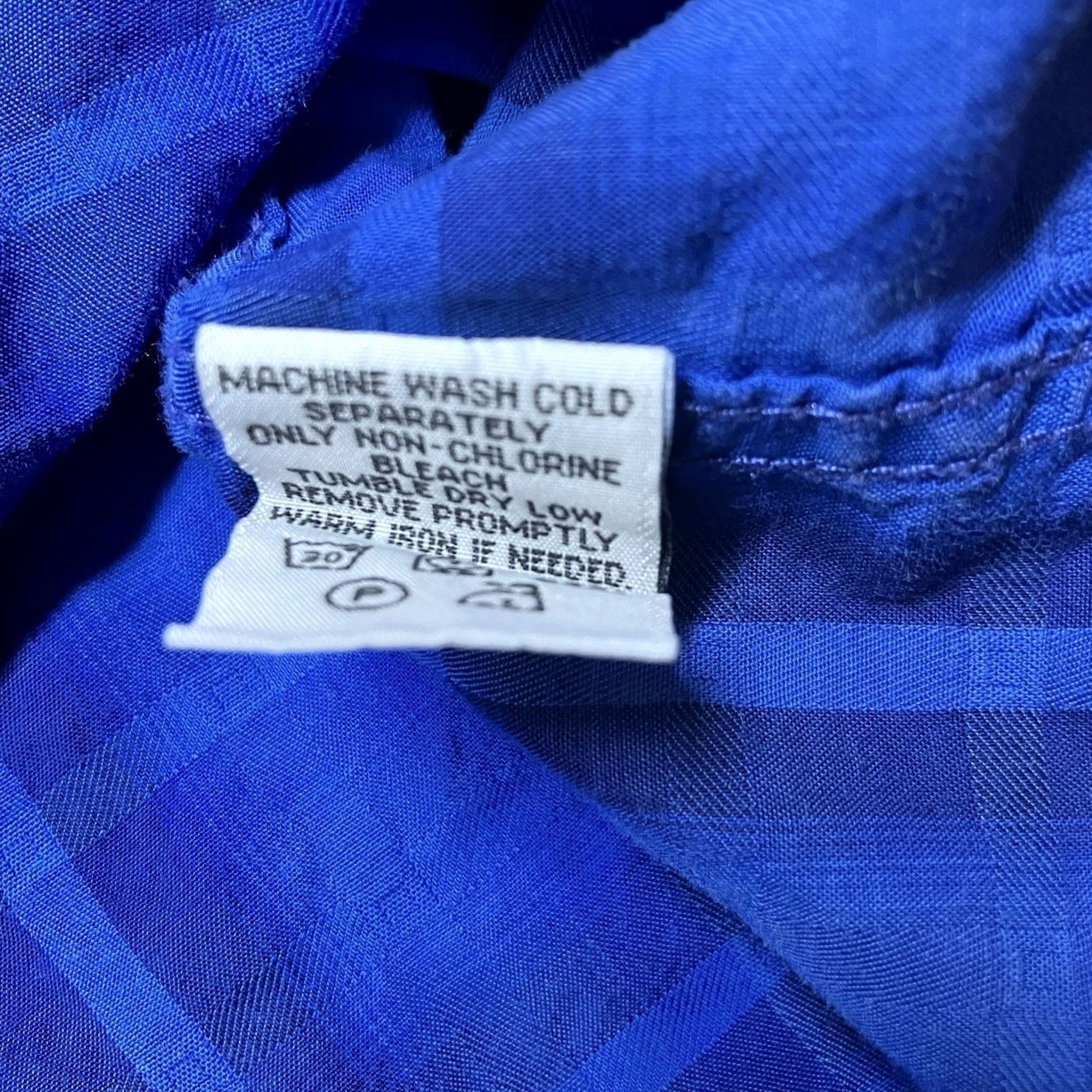 Vintage Age Of Wisdom Button-Up Shirt Blue Check Plaid Long Sleeve Size L Mens Western Pearl Snap Button-Down Collared Cotton Shirt Size US L / EU 52-54 / 3 - 7 Thumbnail