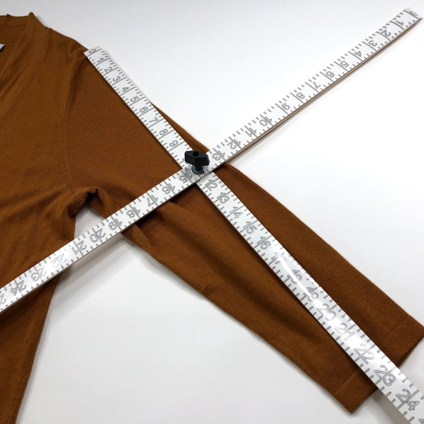 Vintage Susan Graver Cardigan Tank Top Sweater 2 Pc Set XL 1X Orange Brown Womens Knit Pullover Jacket Size XL / US 12-14 / IT 48-50 - 7 Thumbnail