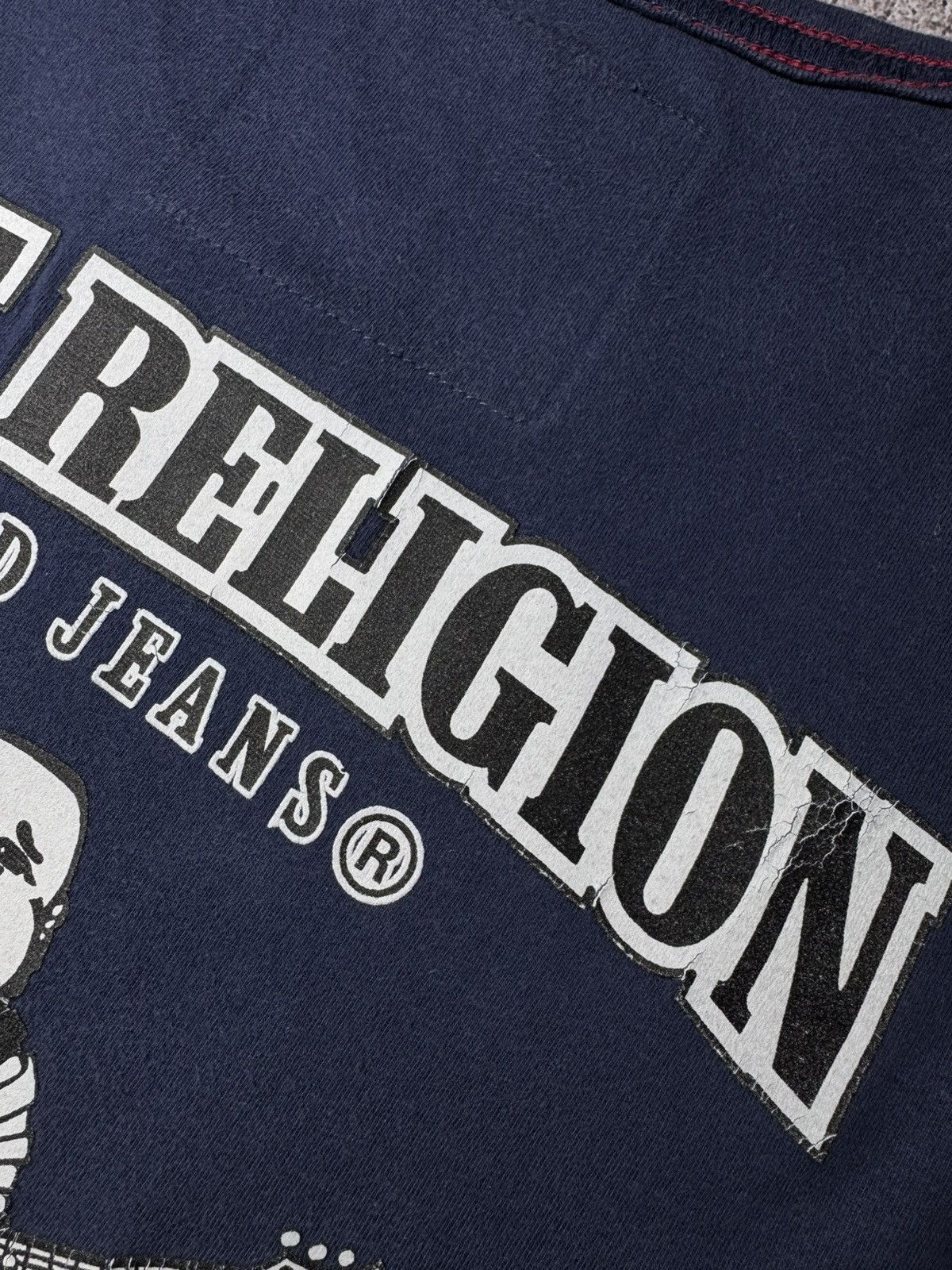 Japanese Brand × True Religion × Vintage True Religion Vintage Japanese Streetwear big logo T-shirt Size US L / EU 52-54 / 3 - 5 Thumbnail