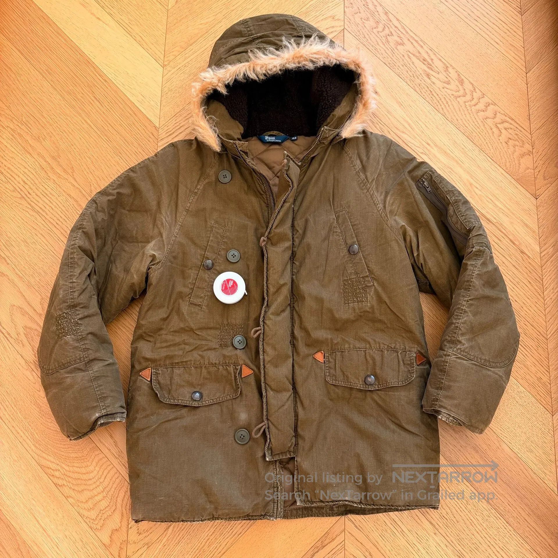RLX Ralph Lauren Women's Outdoor Hooded Down Coat. Size XS / US 0-2 / IT 36-38 - 1 Thumbnail