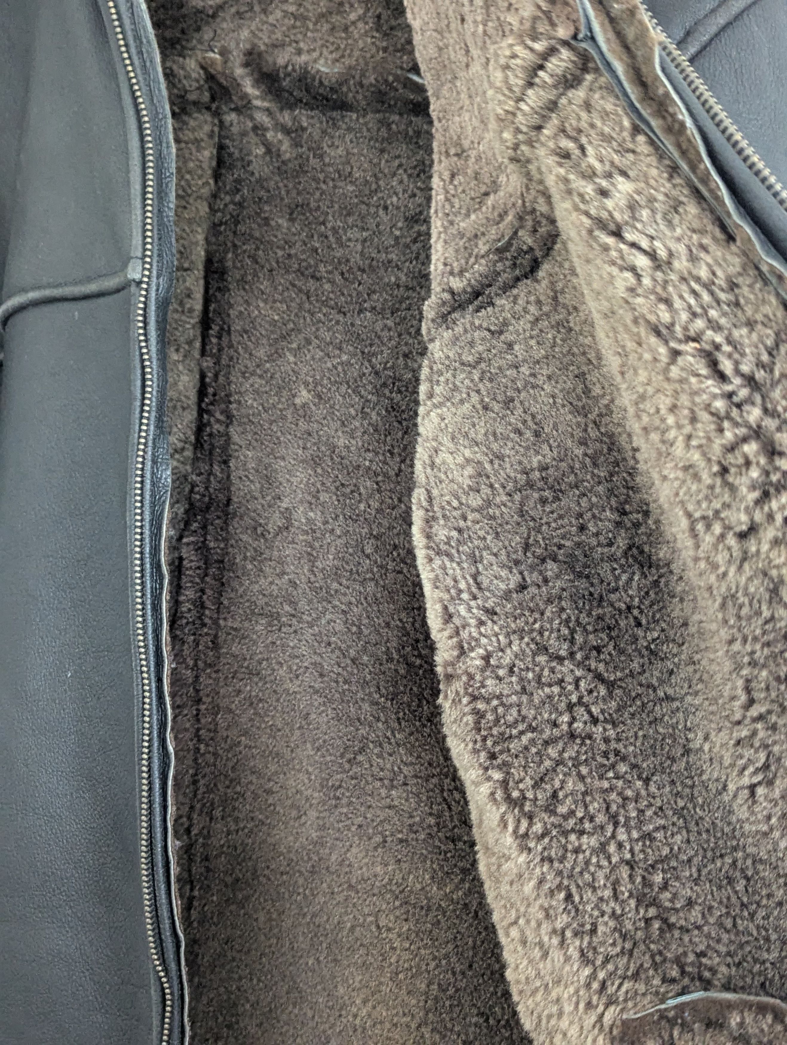 Perry Ellis Vintage Leather and Fur Jacket by Perry Ellis Size US L / EU 52-54 / 3 - 3 Thumbnail
