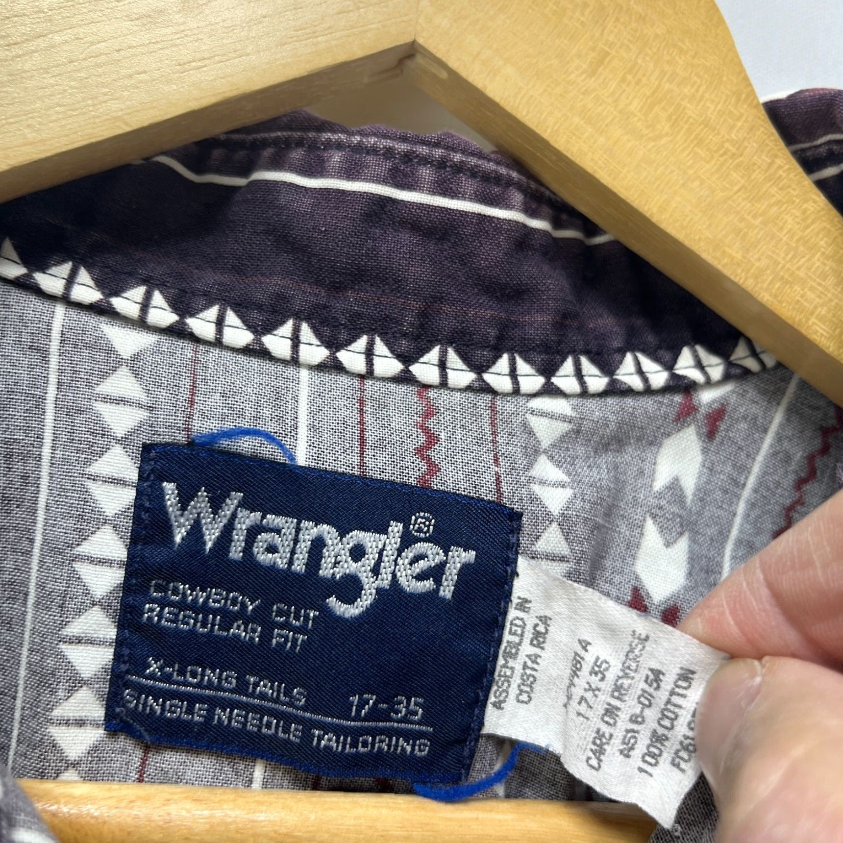 Wrangler VINTAGE 90s Wrangler Western Button Up Long Sleeve Shirt XL Mens White 90s Wrangler Button-Up Shirt XL Mens White Size US XL / EU 56 / 4 - 4 Thumbnail