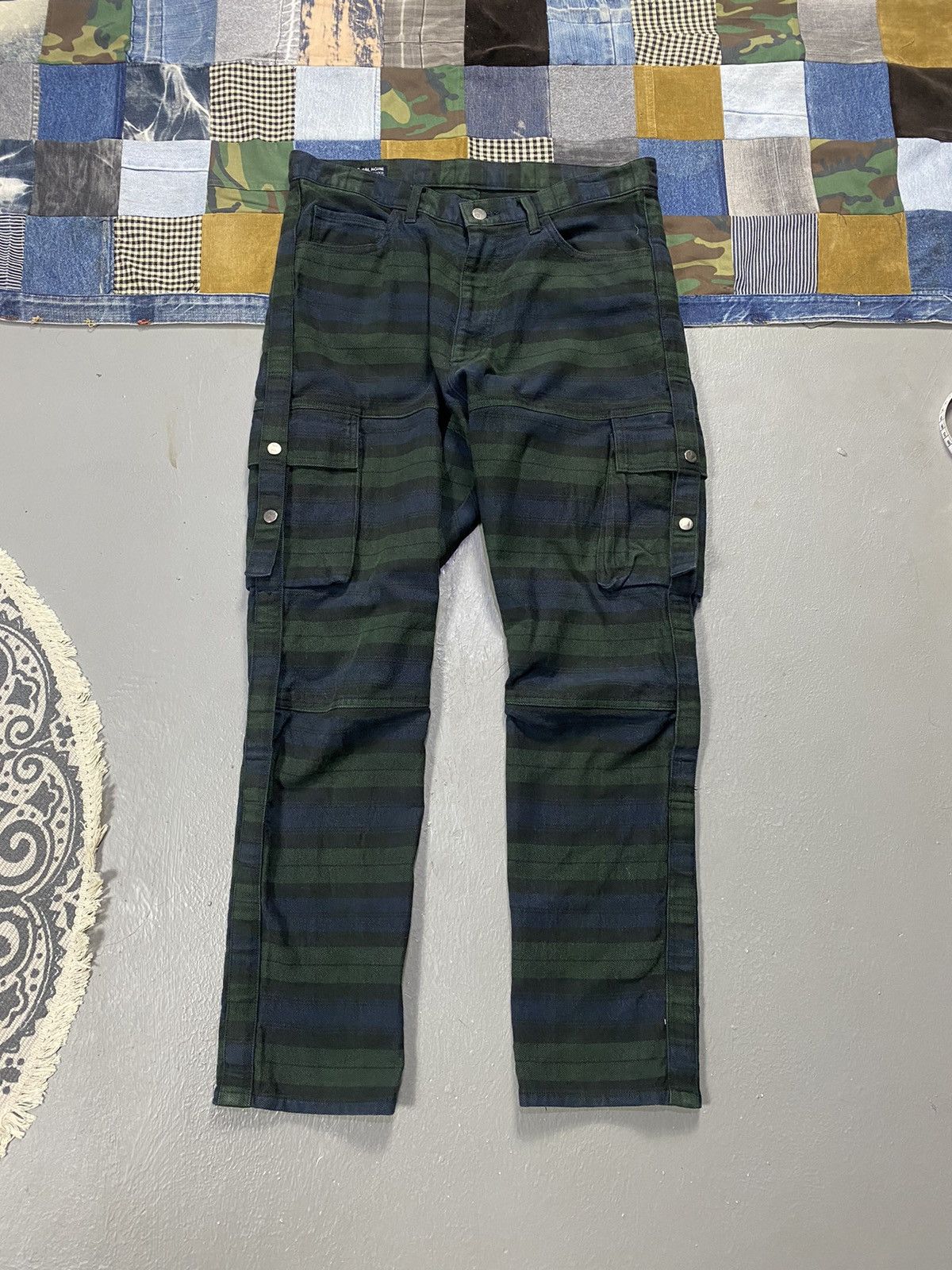 image of Final Home Issey Miyake Cargo Pants in Mix, Men's (Size 30)