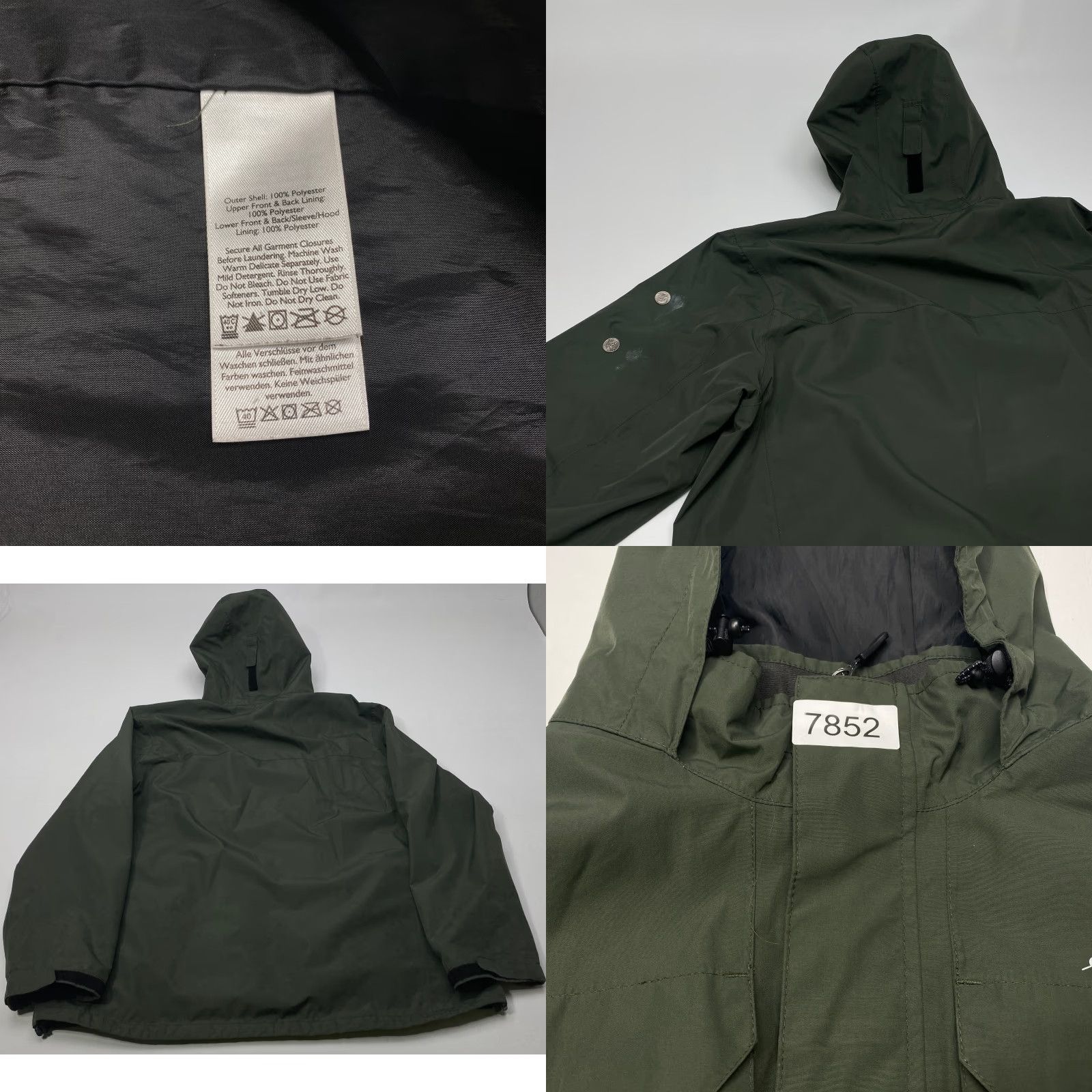 Eddie Bauer Eddie Bauer Jacket Mens XL Green Hooded Rain Coat Windbreaker WeatherEdge 7852 Size US XL / EU 56 / 4 - 10 Thumbnail