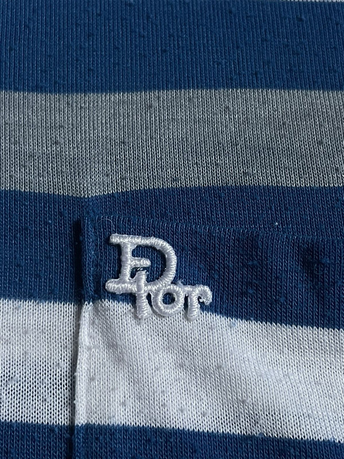 Dior Vintage Christian Dior 80’s Striped Polo T-Shirt RARE Size US M / EU 48-50 / 2 - 4 Thumbnail