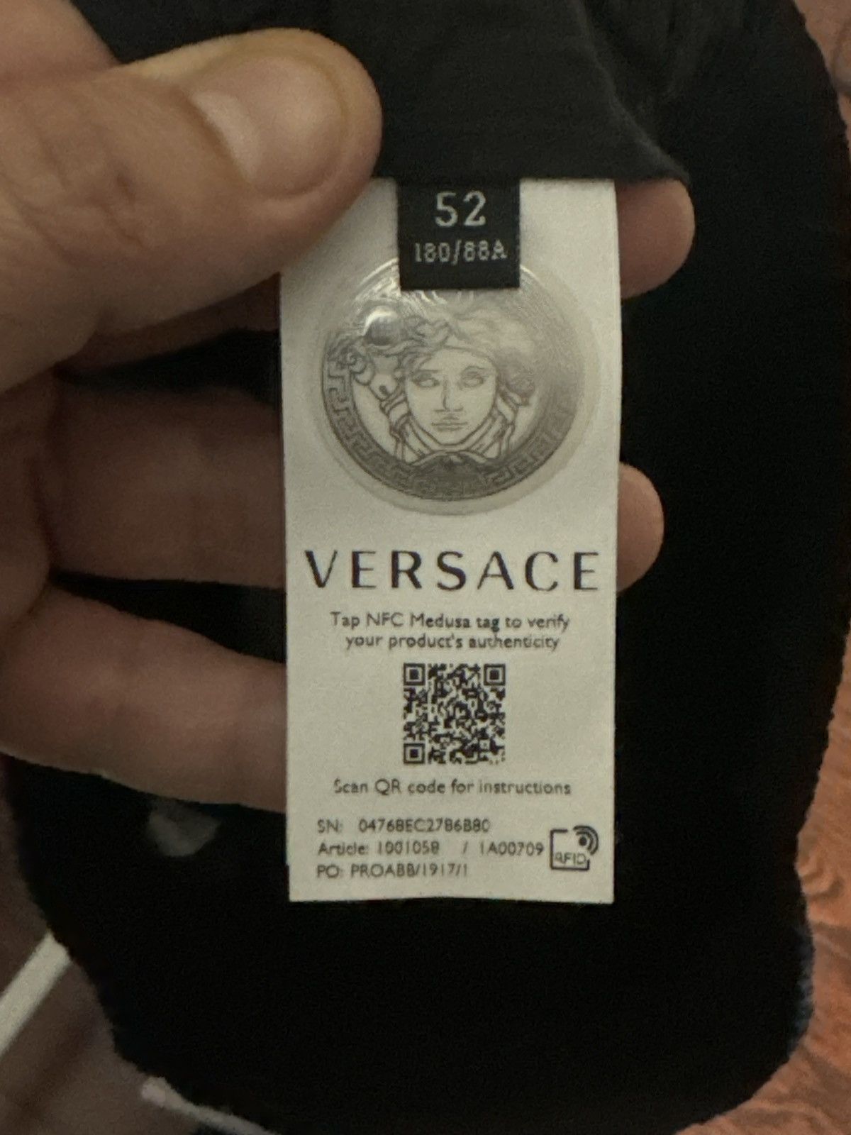 Versace Versace Lagreca Black Jumper Pants Size US 33 - 7 Thumbnail