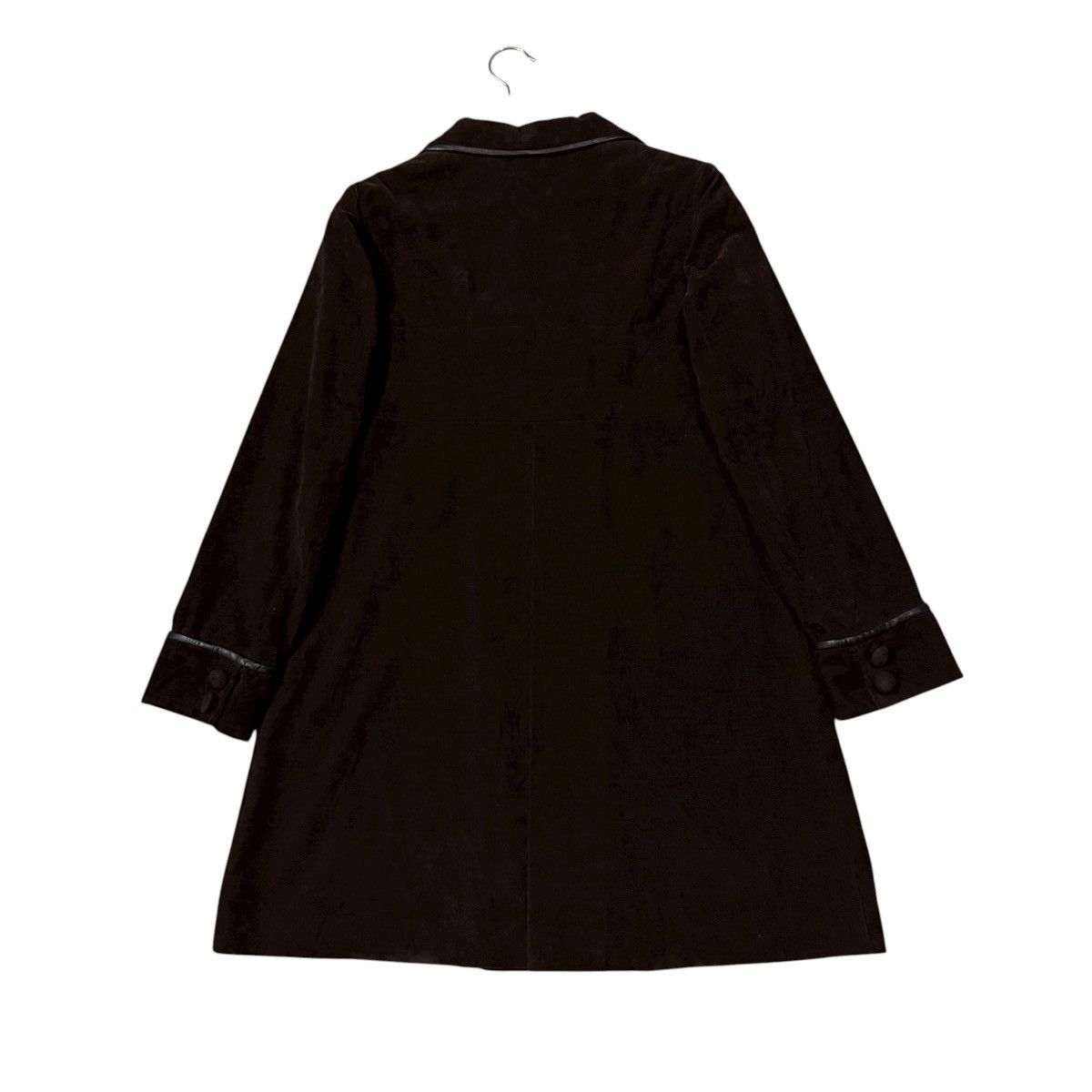 Miu Miu ‼️RARE‼️Vintage Miu Miu Cotton Leather Buttons Long Jacket Size S / US 4 / IT 40 - 11 Thumbnail