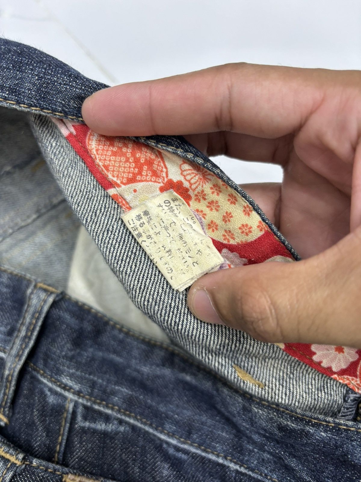 If Six Was Nine 🔥NYLAUS Double Waist Claw Mark Distressed Denim Jeans Size US 32 / EU 48 - 10 Thumbnail