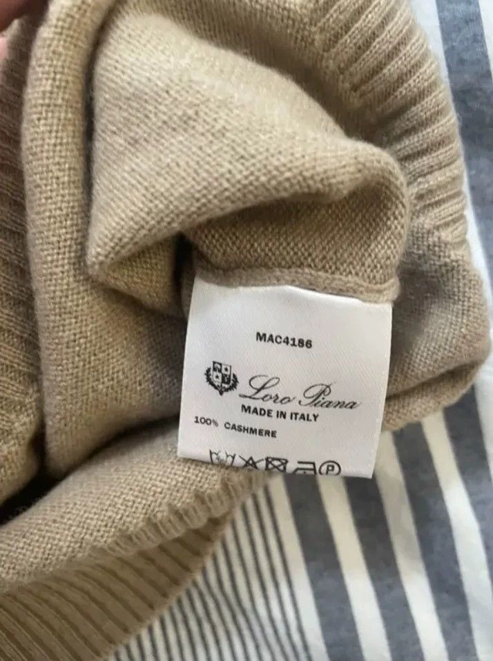 Loro Piana LORO PIANA Men's cashmere sweater Size US M / EU 48-50 / 2 - 4 Thumbnail