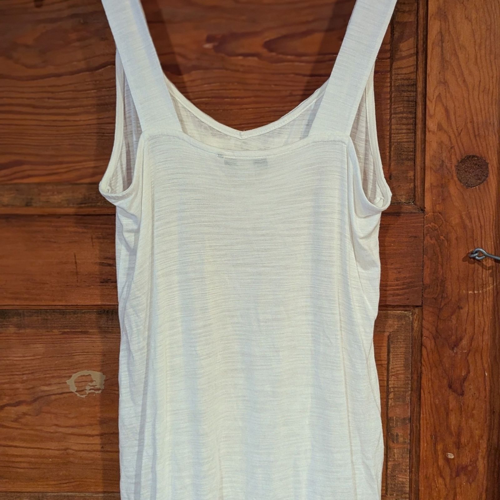 Banana Republic Banana Republic White Embellished Fitted Tank Top Size M / US 6-8 / IT 42-44 - 6 Thumbnail