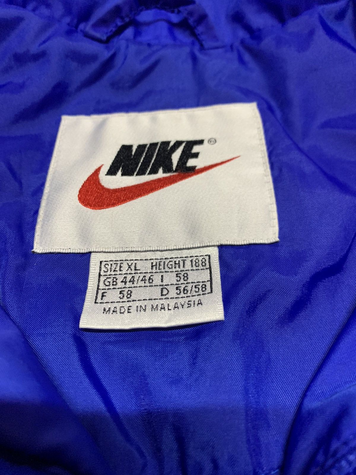 Nike × Vintage Vintage Nike windbreaker big logo Size US XL / EU 56 / 4 - 11 Thumbnail