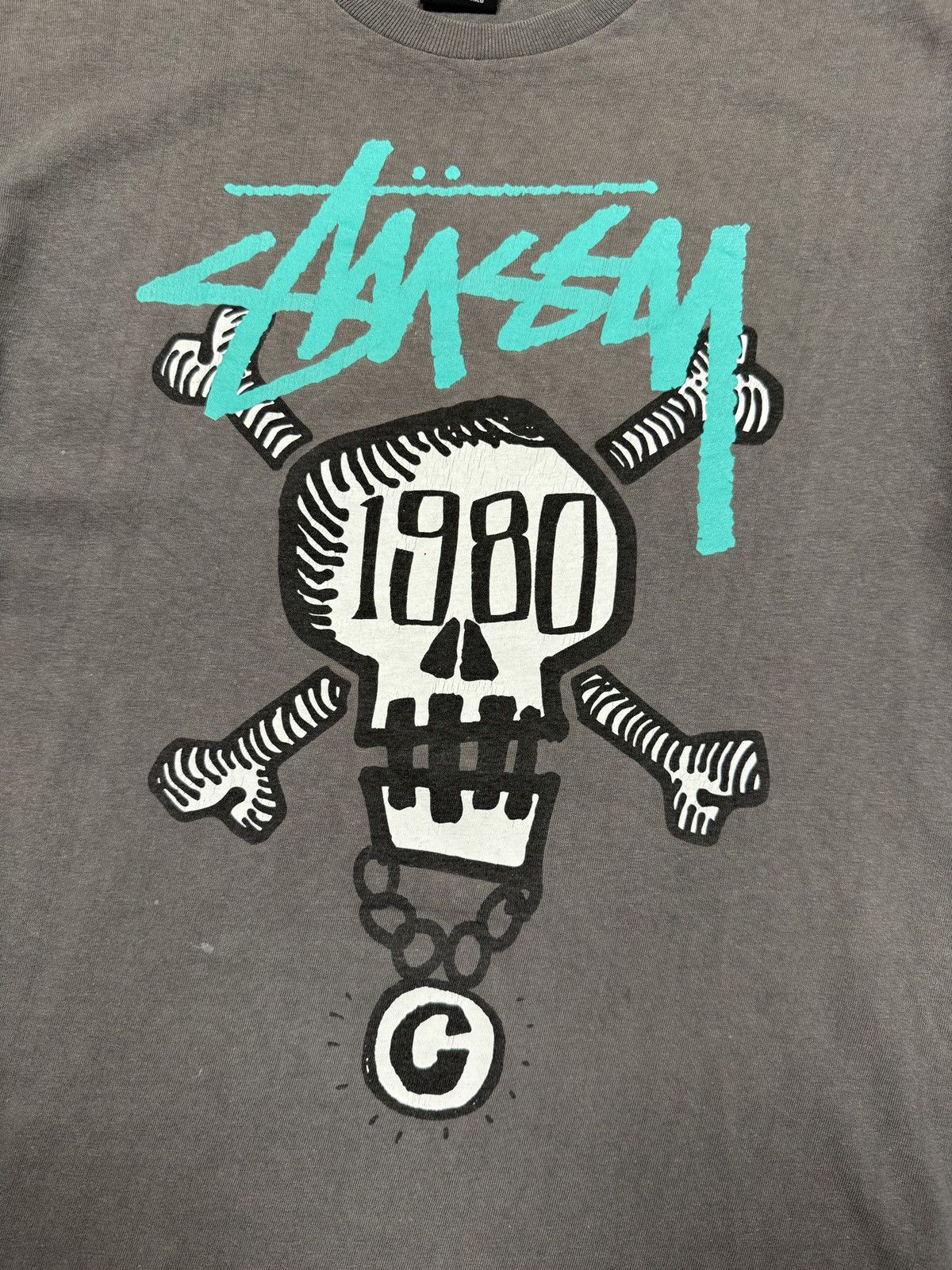Stussy Stussy Skull & Bones Tee Black M Size US M / EU 48-50 / 2 - 4 Thumbnail