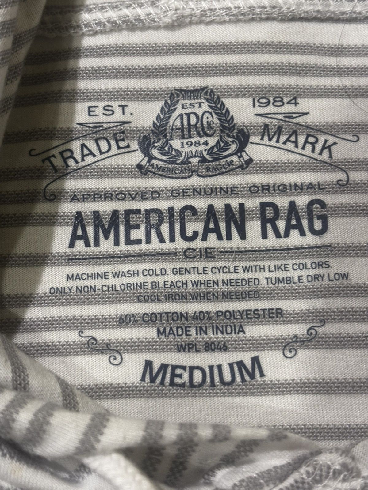 American Rag White & gray hoodie1651 Size US M / EU 48-50 / 2 - 7 Thumbnail