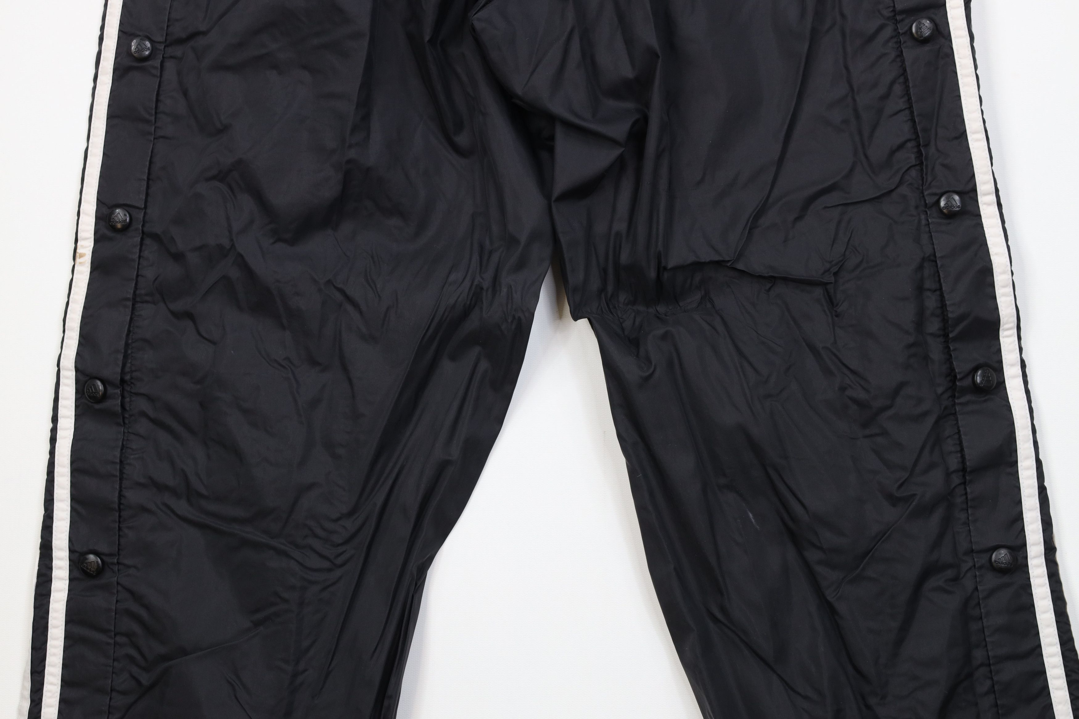 Adidas Vintage Y2K Adidas Lined Tearaway Windbreaker Pants Black Size US 36 / EU 52 - 13 Thumbnail