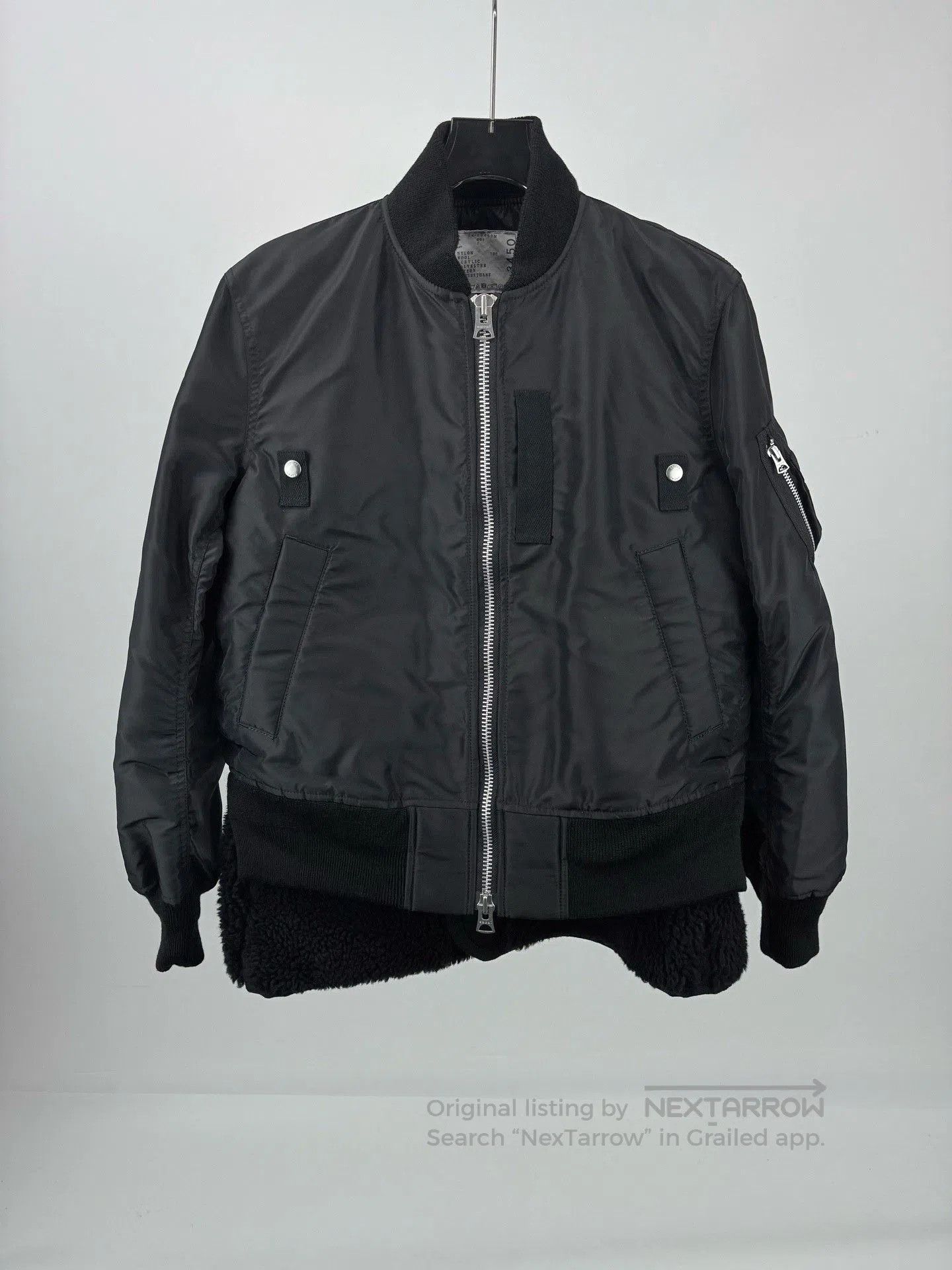 Sacai SACAI Stand Collar Double Zipper Utility Jacket. Size US S / EU 44-46 / 1 - 1 Thumbnail