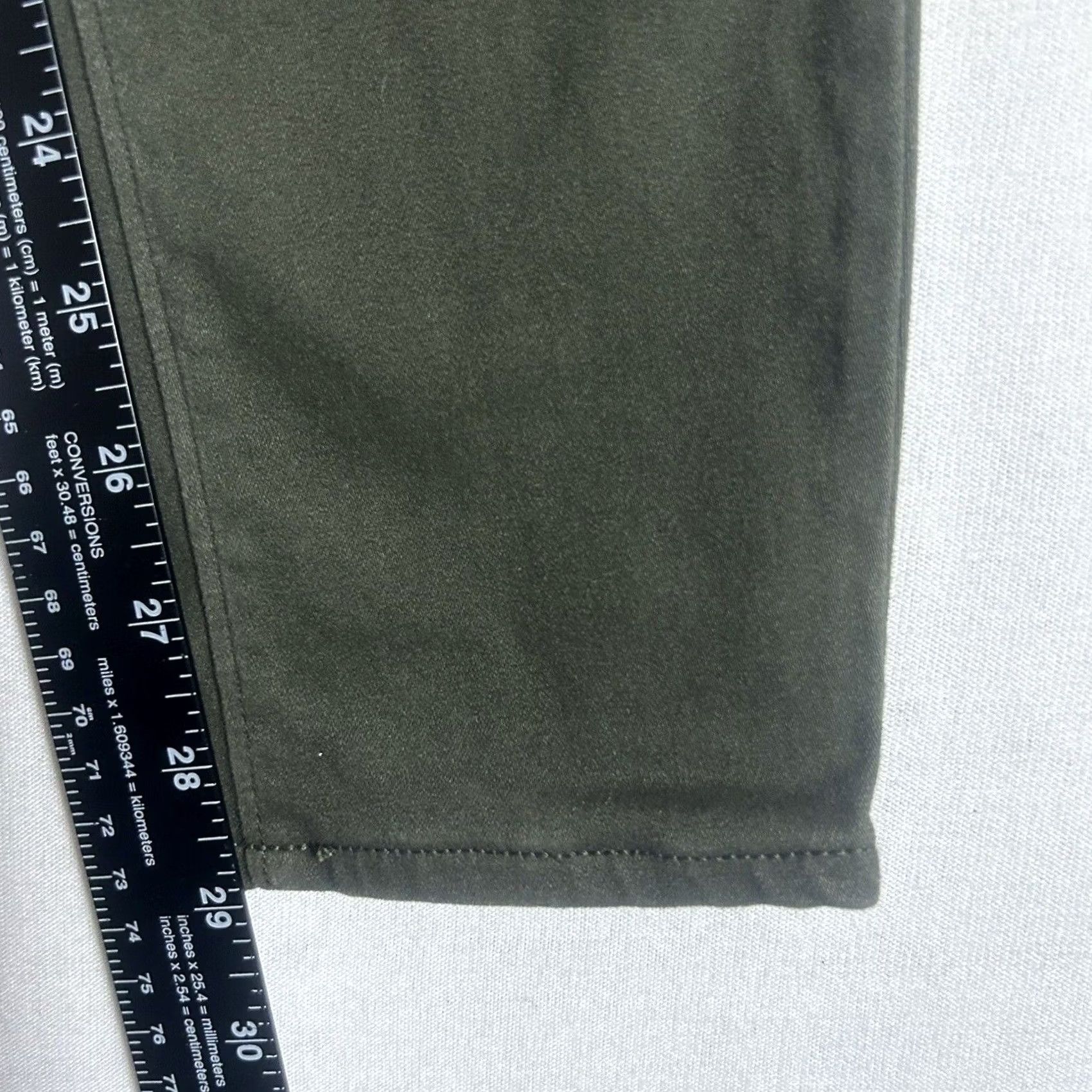 Old Navy Old Navy Jeans Woman Green Skinny Regular Size 2 Mid Rise Cotton Blend Zipper Button Pants Size 26" / US 2 / IT 38 - 6 Thumbnail