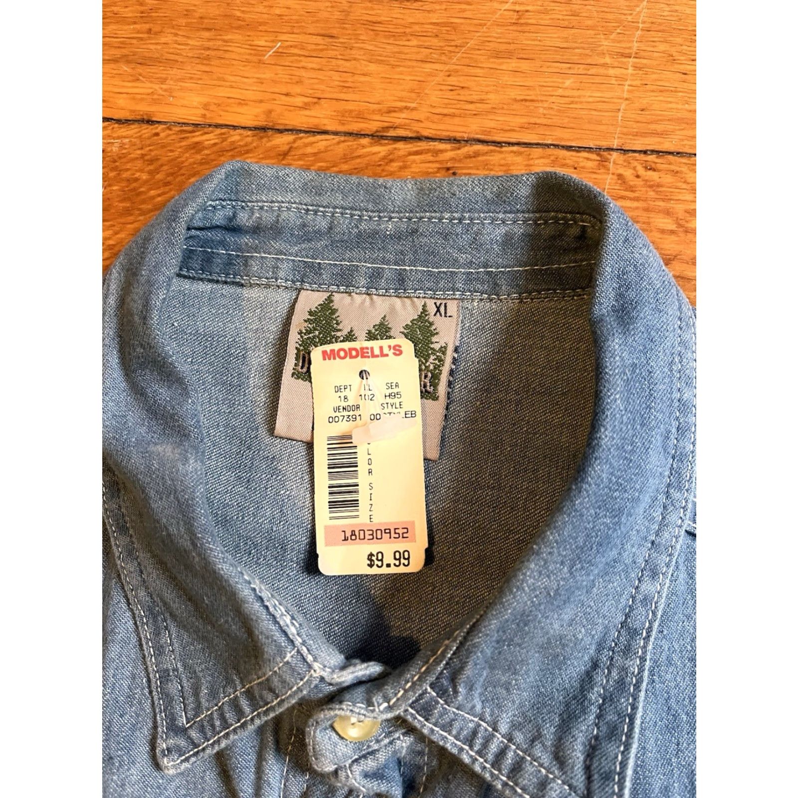 Denime VINTAGE Douglas Fir Denim Shirt Men’s XL Blue Size US XL / EU 56 / 4 - 4 Thumbnail
