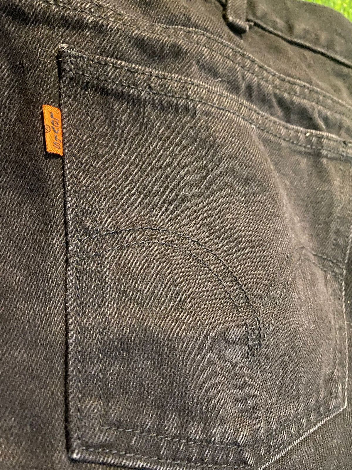 Levi's Levis strauss & co black jeans orange tabs pants size 36x32 Size US 36 / EU 52 - 3 Thumbnail