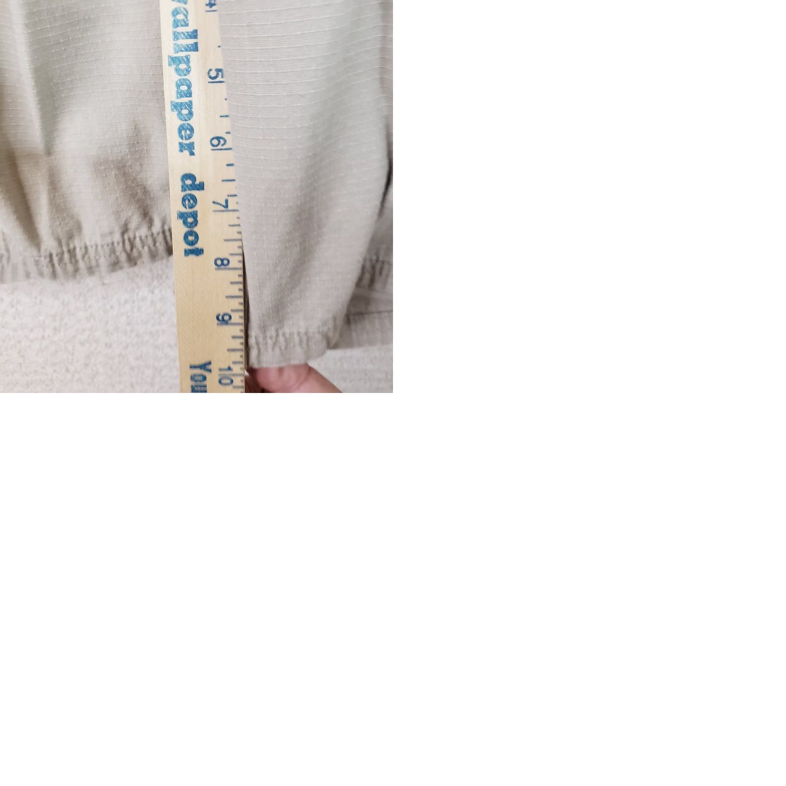 Vintage RedHead Men's Beige Ripstop Cargo Shorts 36 8” Inseam Cargo Pocket Outdoor Plain Solid Shorts Mens Reg Beige RedHead Regular 36 Size US 36 / EU 52 - 10 Thumbnail