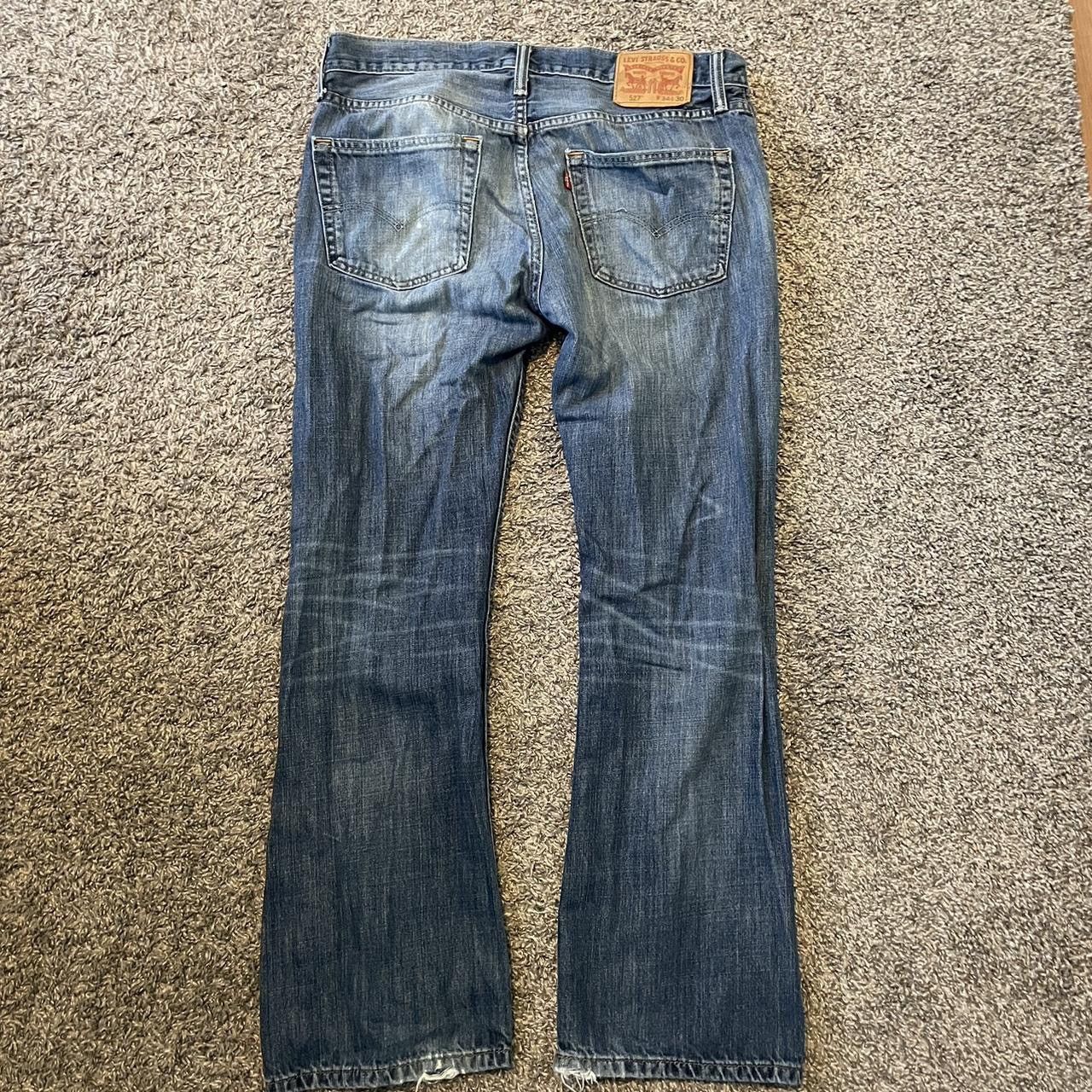 Levi's × Vintage Levi’s 527 ripped distressed jeans Size US 34 / EU 50 - 3 Thumbnail