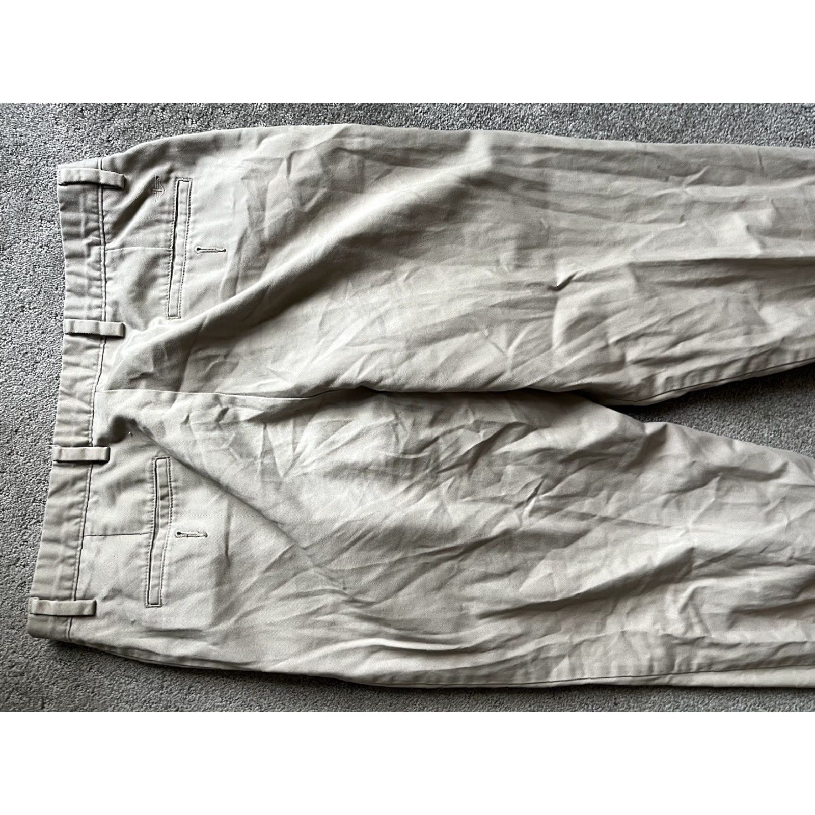 Dockers DOCKERS Pants Main Selling Point: Flat Front Chino - Ivory Beige - Size 36x32 - Regular Fit - Men Size US 36 / EU 52 - 5 Thumbnail
