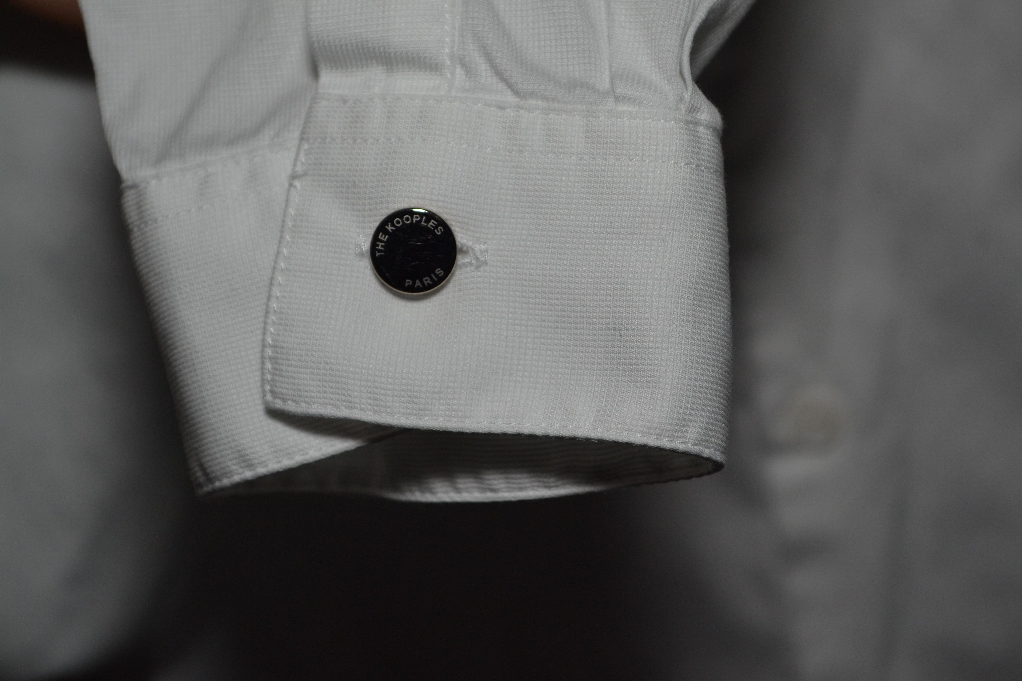 The Kooples The Kooples White Shirt Banded Collar XS Royal Mandarin Size US XS / EU 42 / 0 - 5 Thumbnail
