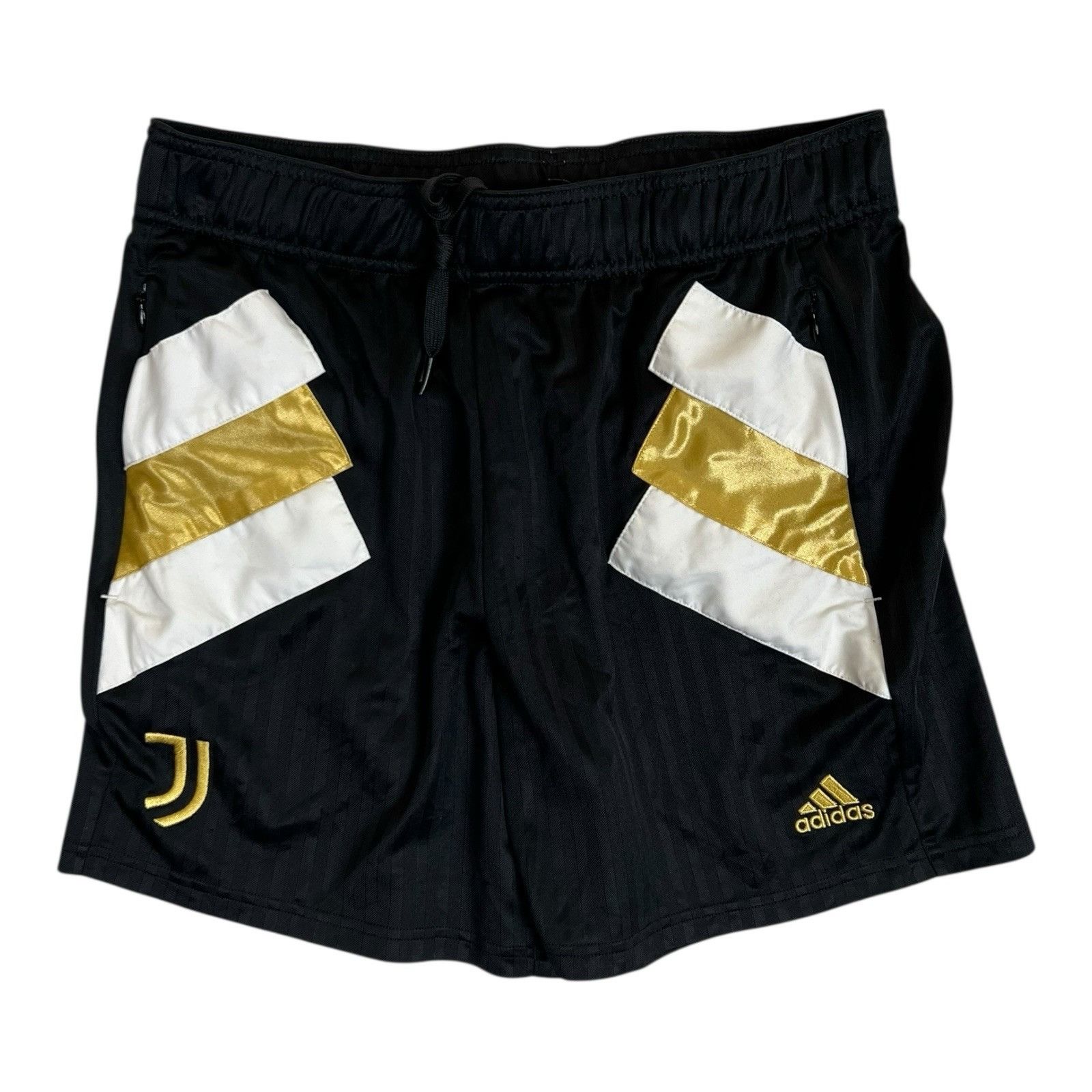 Adidas Adidas Juventus Shorts Size M Black White Gold Soccer Footba Size US 30 / EU 46 - 1 Thumbnail