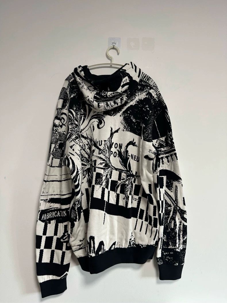 Louis Vuitton Louis Vuitton size 5l Black and White Jigsaw Hoodie 2505-N Size US M / EU 48-50 / 2 - 2 Thumbnail
