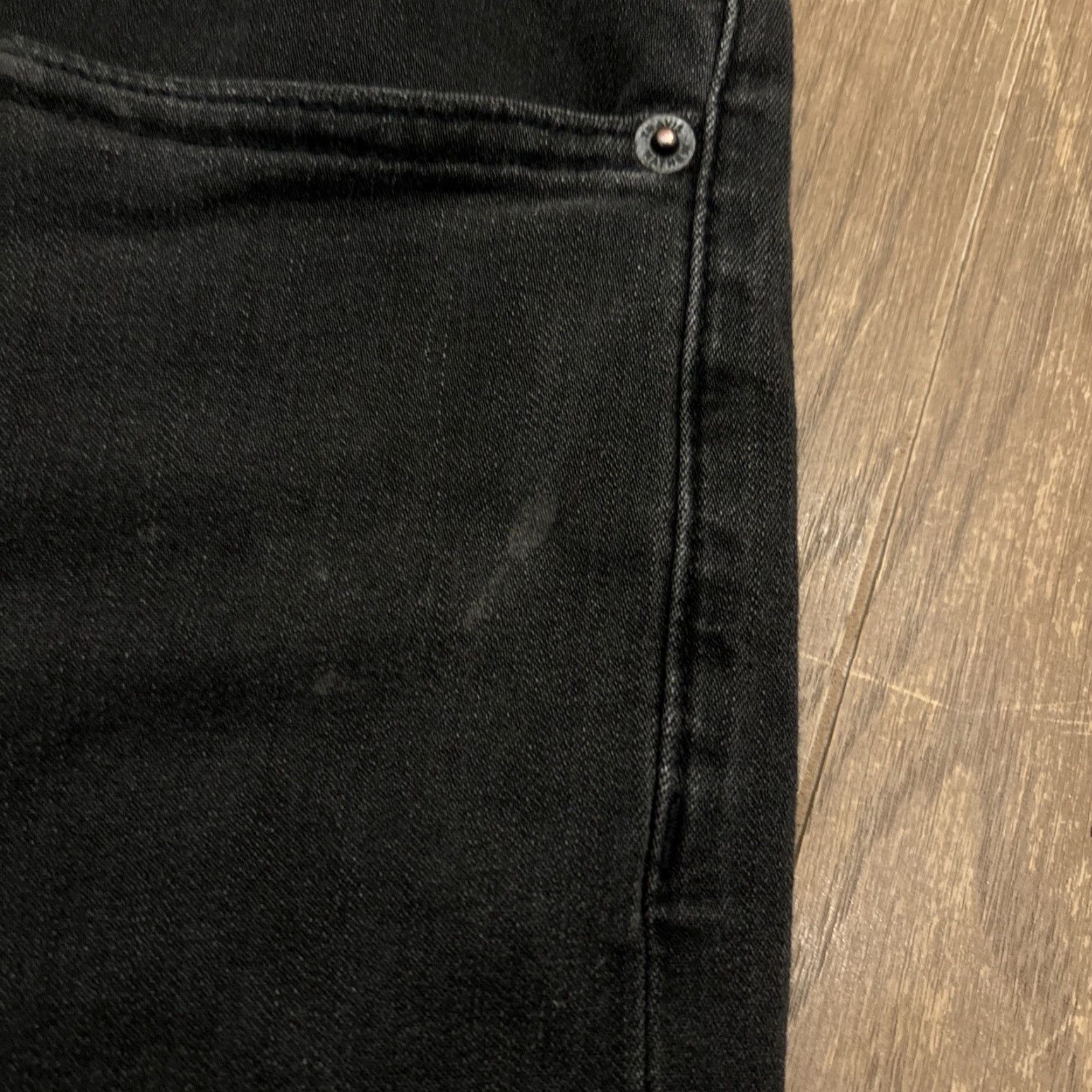 TravisMathew Travis Mathew Jeans Mens 38 Black Straight Leg Denim Stretch Casual 38x32 Hard to read? Size US 38 / EU 54 - 5 Thumbnail