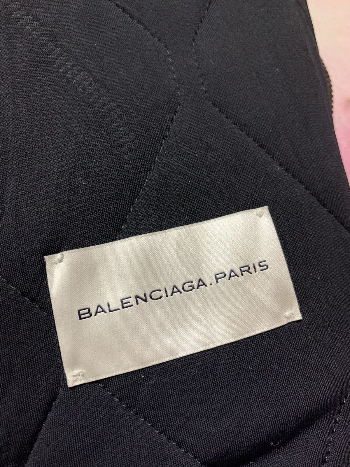 Balenciaga AW09’ BALENCIAGA PARIS Quilted Assymetrical Zip-Up Jacket Size US S / EU 44-46 / 1 - 9 Thumbnail