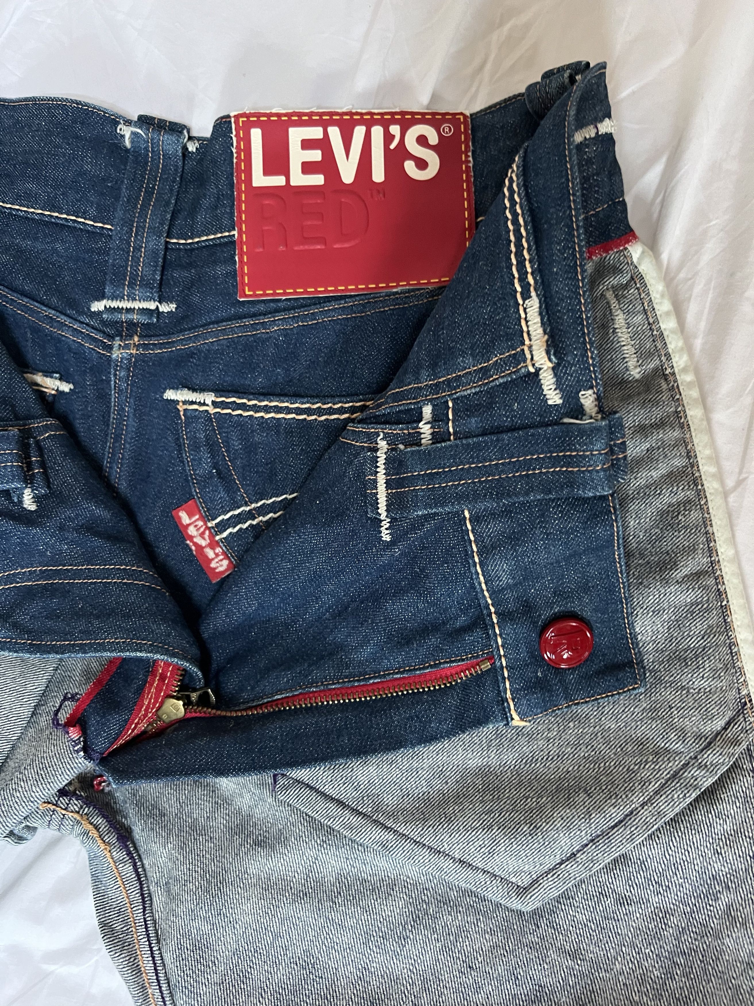 Levi's Levi’s RED “Super Curved” — First Issue Pattern — Rare Size US 36 / EU 52 - 7 Thumbnail