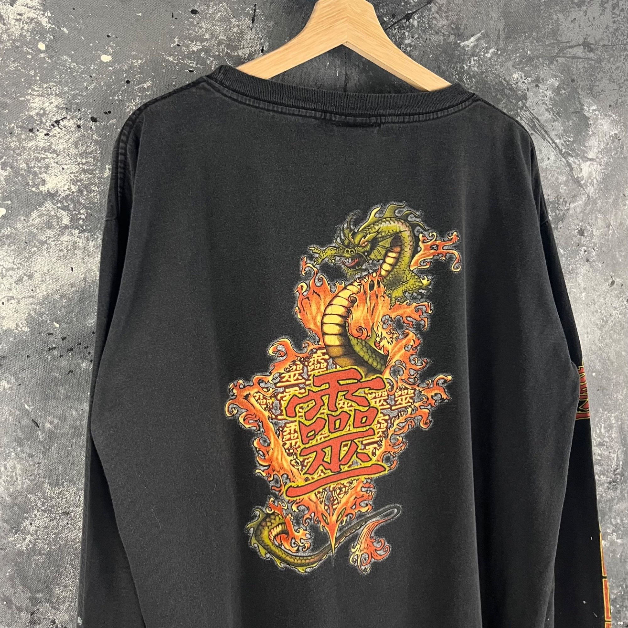 Vintage Vintage 1998 Dragon long sleeve shirt Size US XL / EU 56 / 4 - 2 Thumbnail
