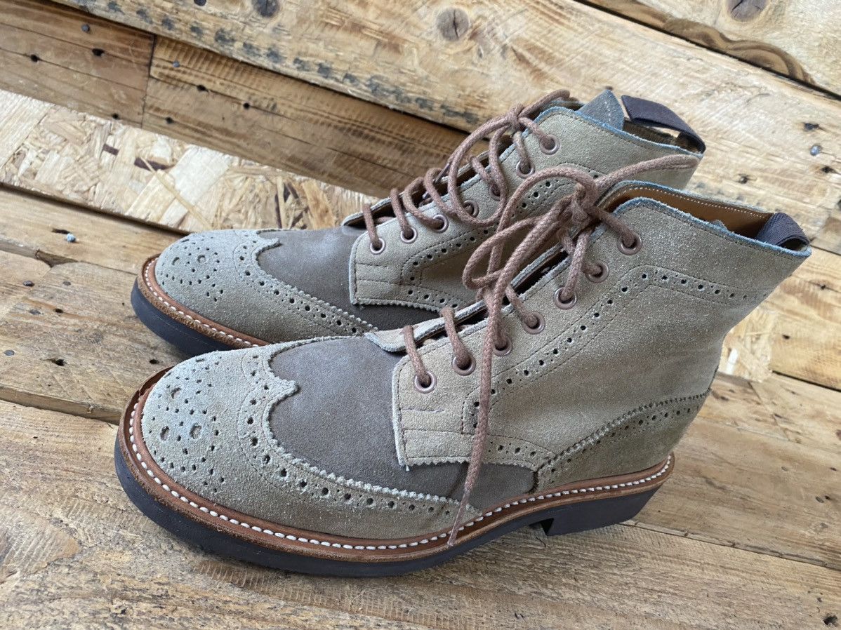 Tricker's Trickers Stephy brown suede brouges boots uk sz 4 ,sz37 Size US 5.5 / IT 35.5 - 4 Thumbnail