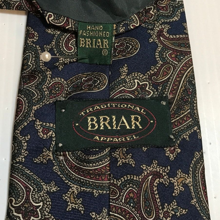 Other Briar Traditional Apparel Paisley Classic Wide Necktie Size ONE SIZE - 4 Thumbnail