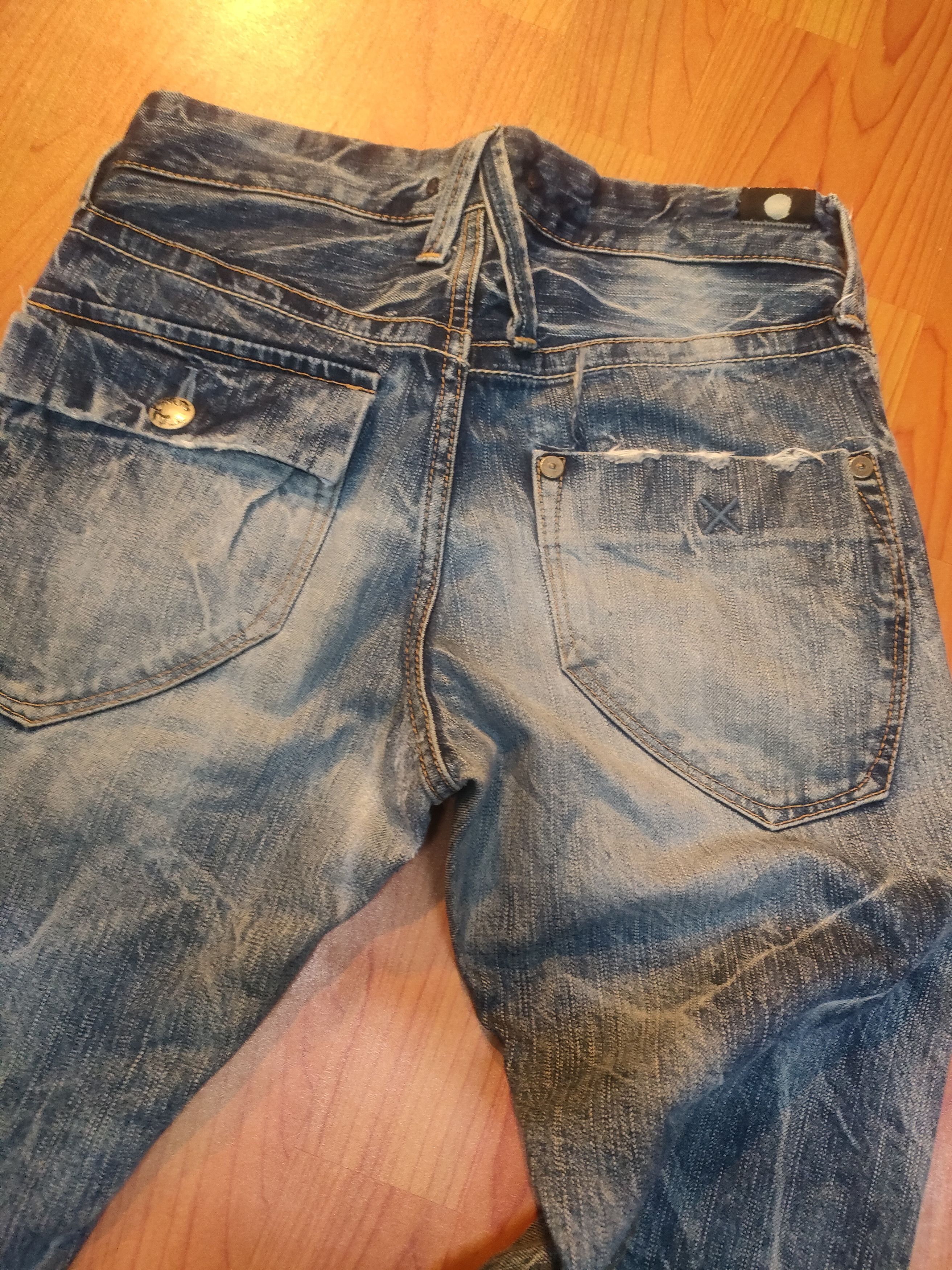 If Six Was Nine × Japanese Brand Flare🔥🔥 Blue way Bush Pants Jeans Size US 29 - 7 Thumbnail