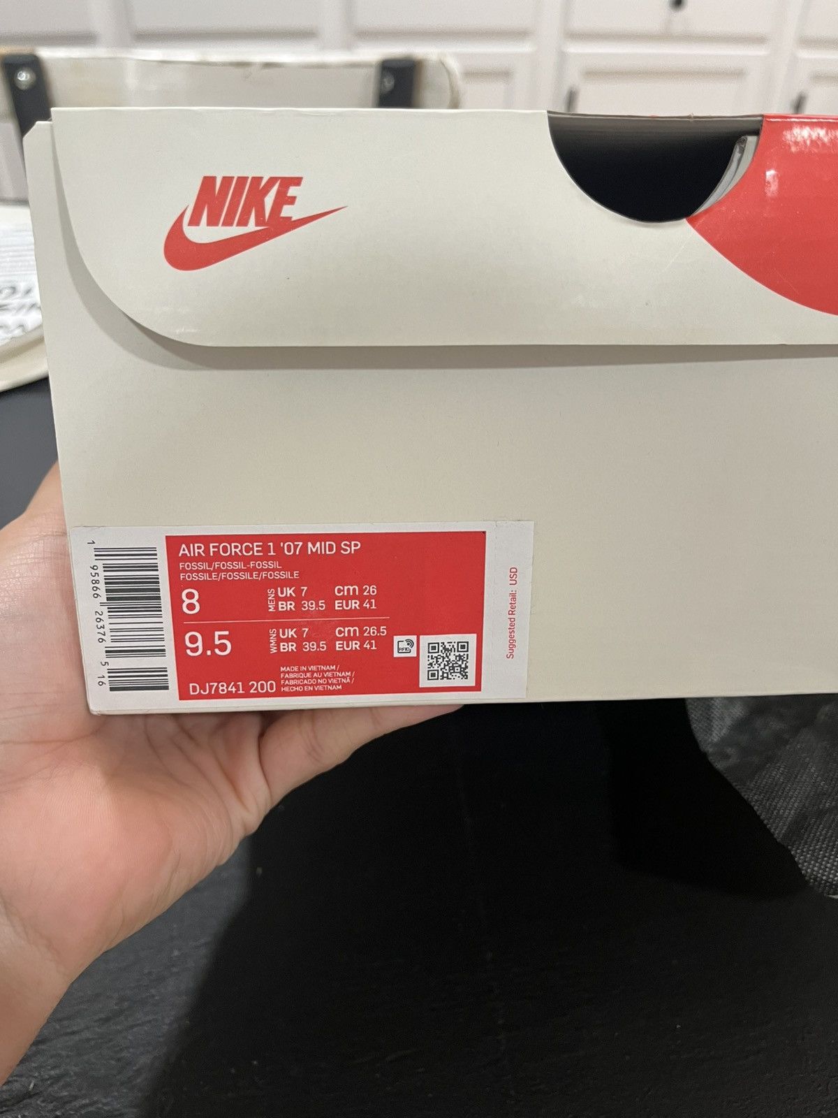 Nike × Stussy Air Force 1 Mid Stussy Fossil Size US 8 / EU 41 - 8 Thumbnail