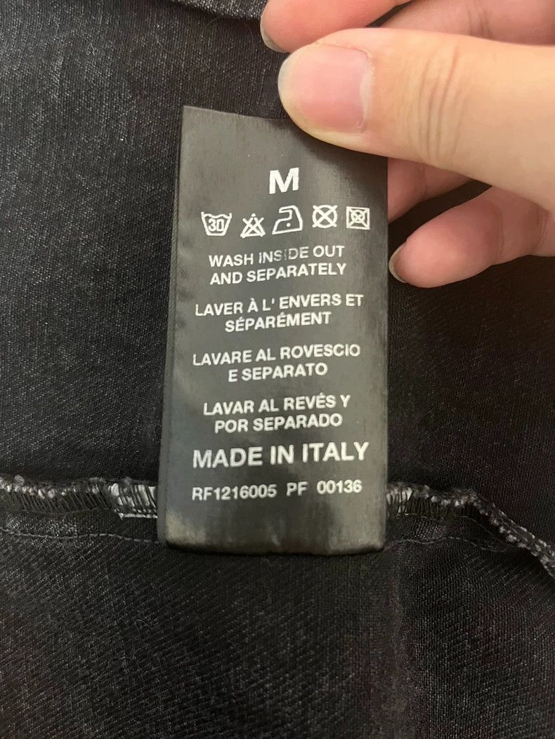 Raf Simons RAF SIMONS Black Denim Jacket Size M-2505 Size US M / EU 48-50 / 2 - 4 Thumbnail