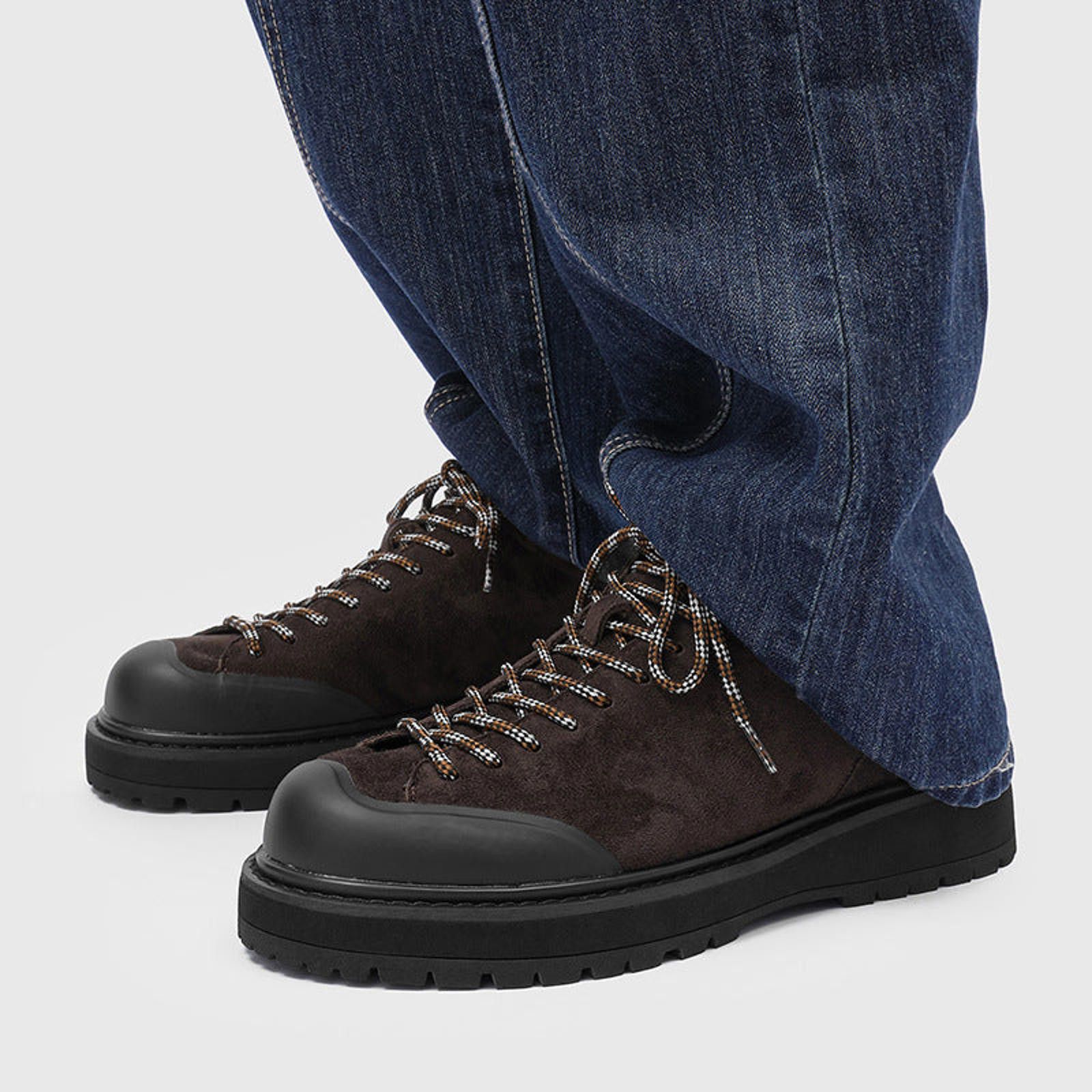 Other Chunky Platform Derby Lace-Up Shoe | Standard & Hidden Lift Size US 7 / EU 40 - 5 Thumbnail