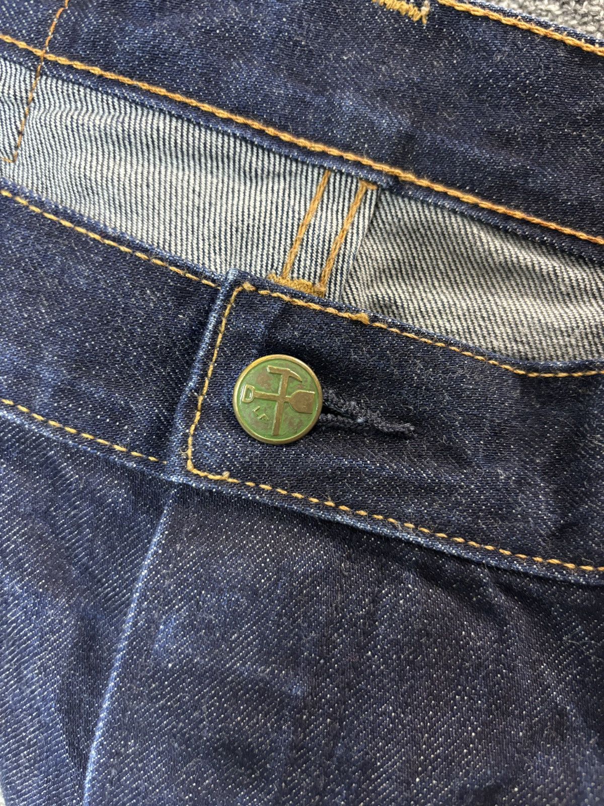 Left Field Nyc × Vintage Left Field NYC American Workwear Greaser Jeans Mens Size 34 Size US 34 / EU 50 - 9 Thumbnail