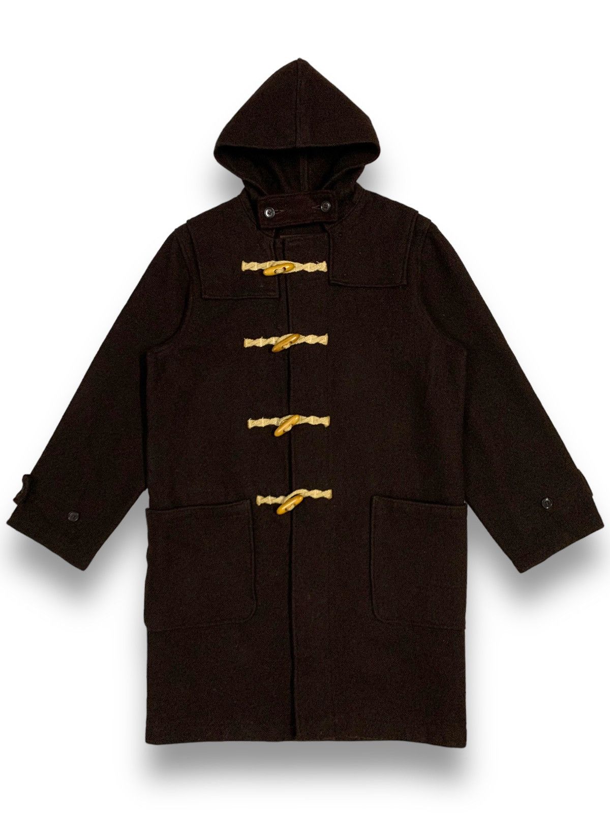 Schott Vintage Schott NYC Wool Hooded Duffle Coat Made in USA Size US S / EU 44-46 / 1 - 1 Thumbnail