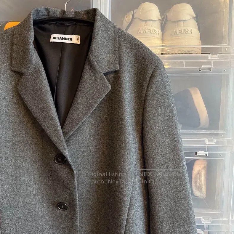 Jil Sander Jil Sander size 36 Grey wool coat Size US XXS / EU 40 - 3 Thumbnail