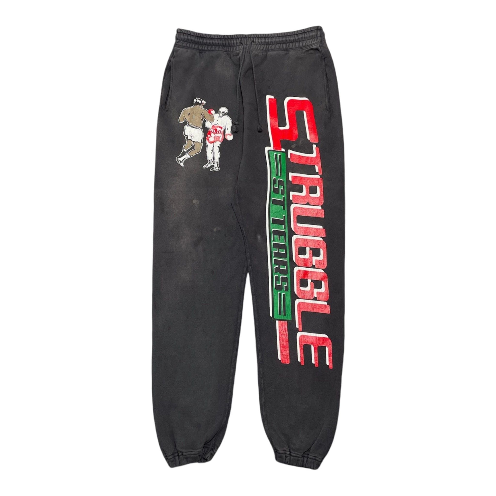Saint Michael x Denim Tears Struggle Sweatpants Black Size US 33 - 1 Thumbnail
