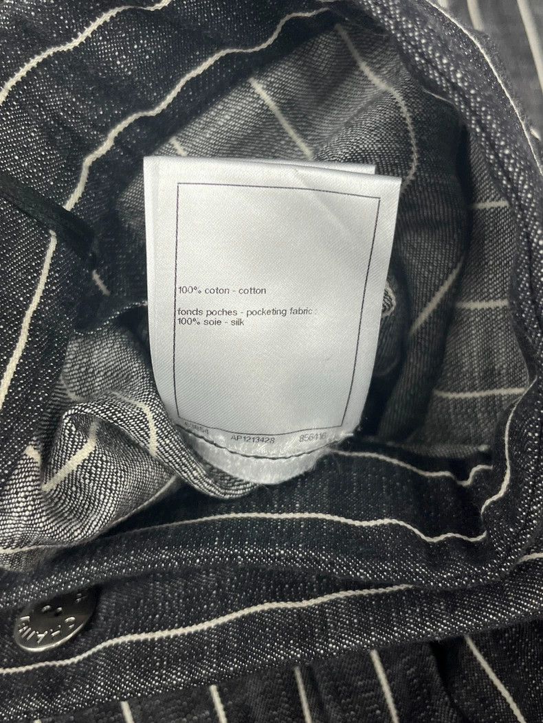 Chanel Chanel 23A striped wide-leg trousers Size 26" / US 2 / IT 38 - 7 Thumbnail